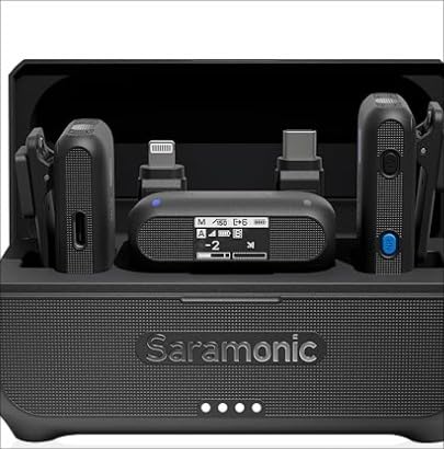 Saramonic BLINK500B2+ Wireless Lavalier Microphone for iPhone/Camera/Android, Detail-Rich Audio, 40h Battery Life, Clip on Wireless Lapel Mic for Live Streaming Video Conference Recording customer photo 2