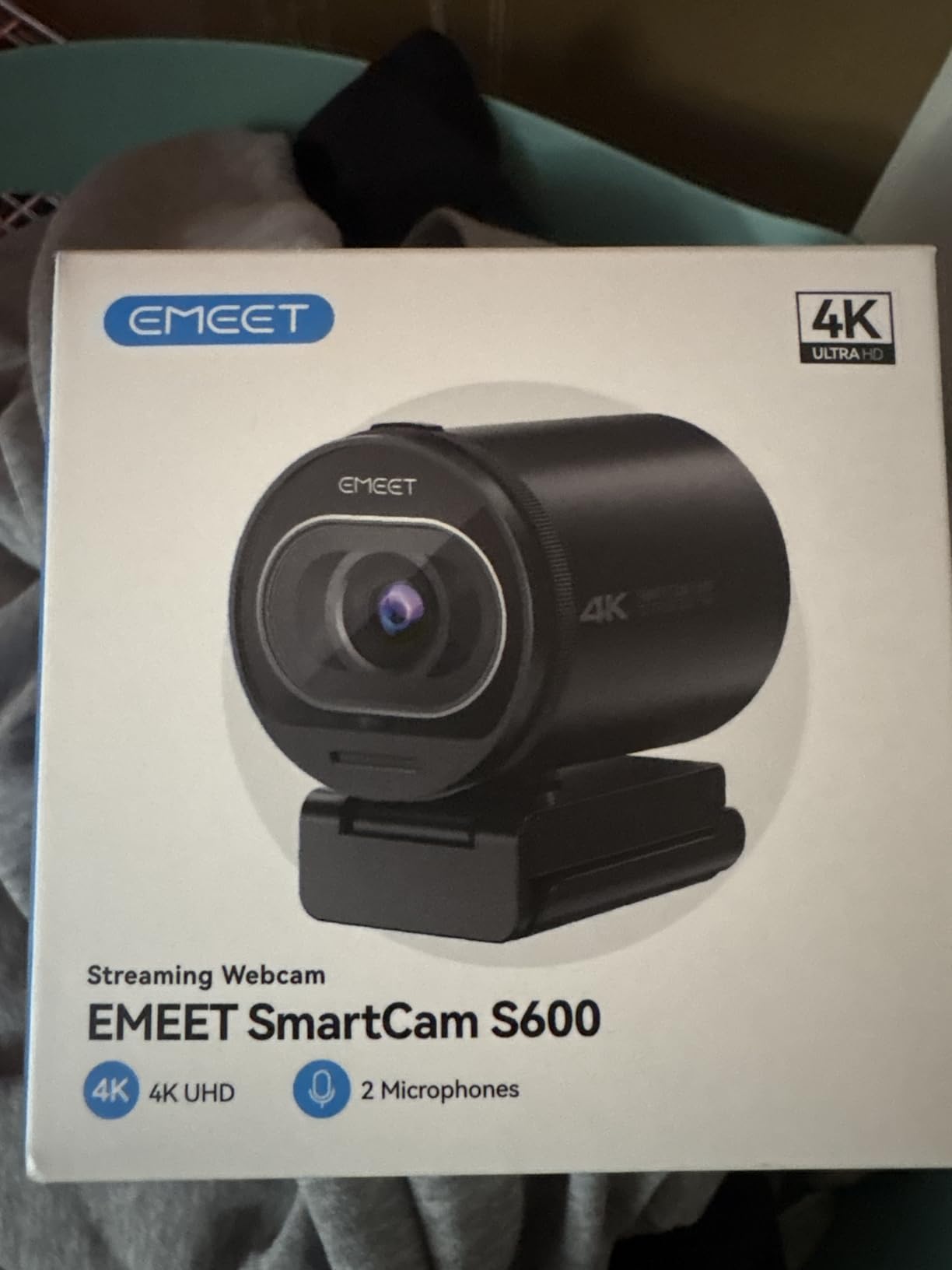 EMEET S600 4K Webcam for Streaming, Sony 1/2.55'' Sensor, PDAF Autofocus customer photo 1