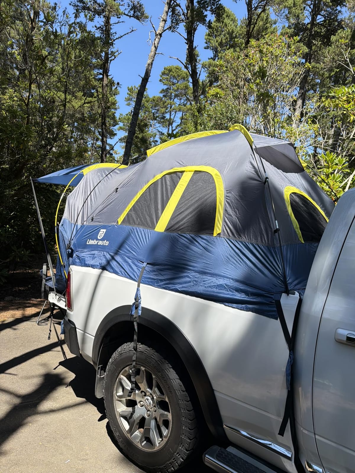 Truck Bed Tent 5.5' ~ 5.8', Upgrade Quick Setup Truck Tent for Camping, 3000mm Waterproof Pickup Truck Tent for 2 Person, Ford, GMC, Toyota, Chevy, Dodge, Nissan customer photo 2