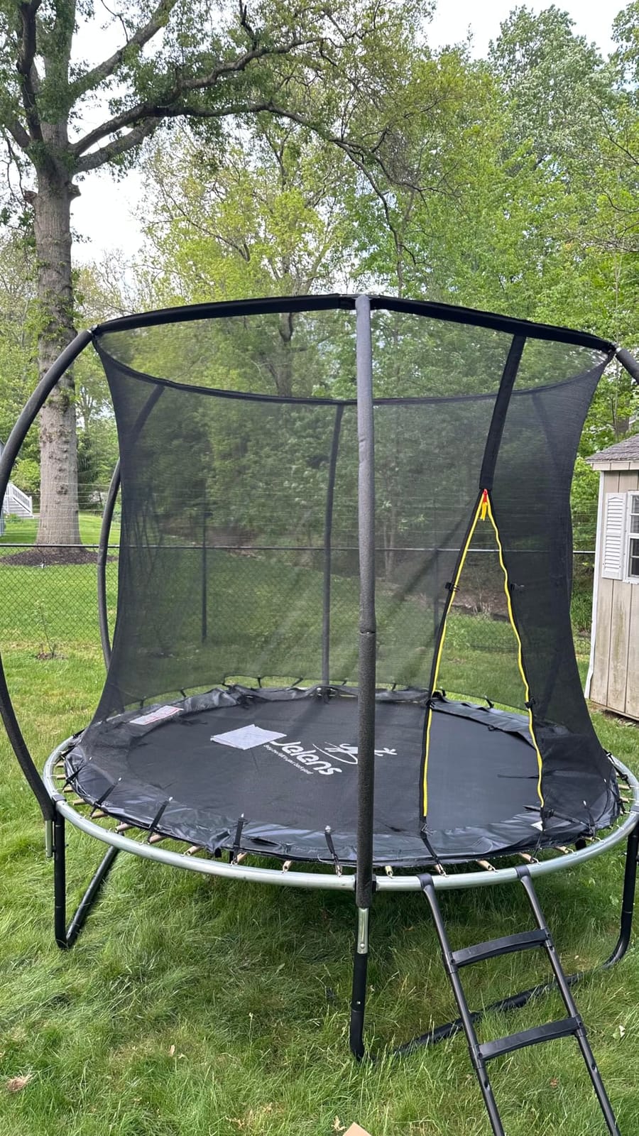 JELENS Trampoline 8FT 10FT 12FT 14FT 15FT 16FT, Recreational Trampolines with Enclosure Net, Outdoor Anti-Rust Trampolines for Kids and Adults, ASTM Approved customer photo 2