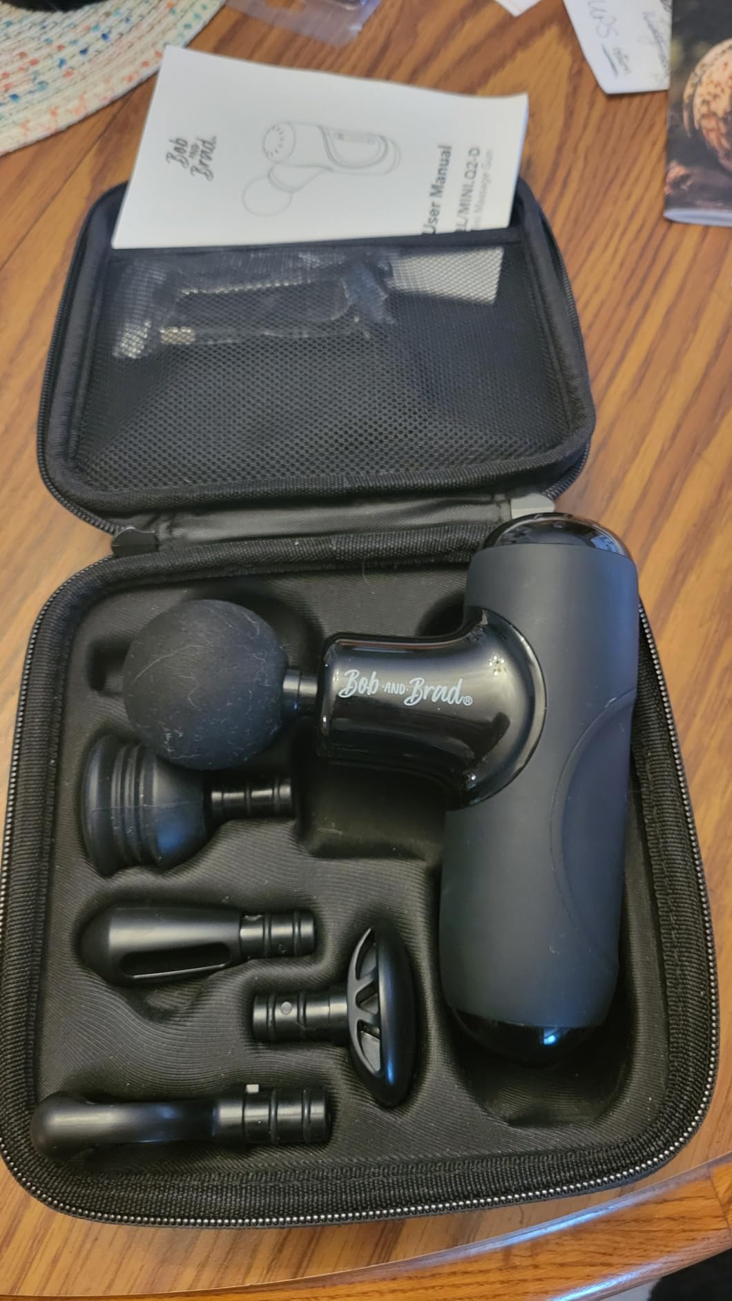 BOB AND BRAD Q2 Pro Mini Massage Gun with Heat and Cold, Pocket-Sized Deep Tissue Massager, HSA Portable Percussion Muscle Massager Gun, Ultra Small & Quiet Muscle Massager, FSA Eligible customer photo 1