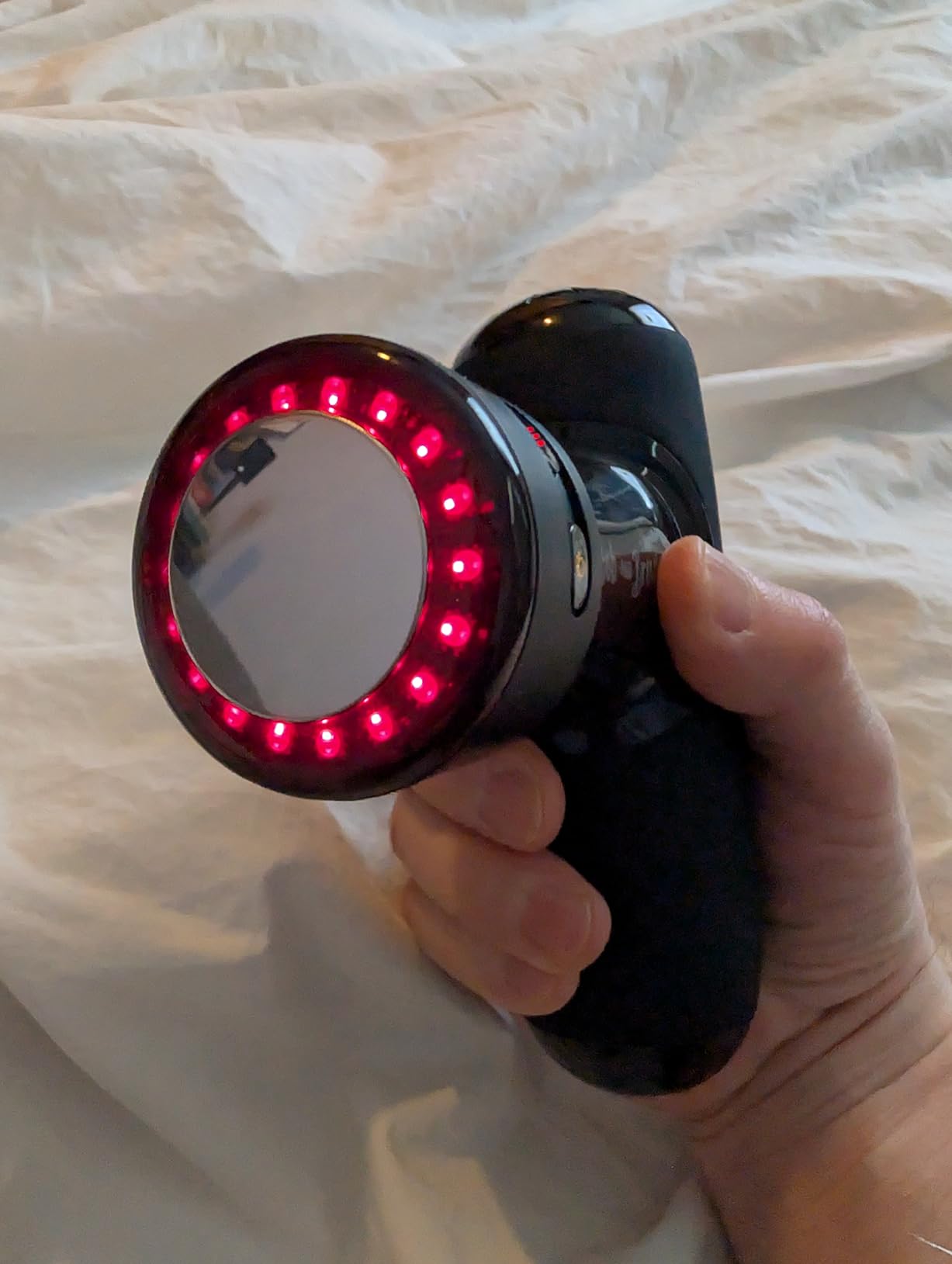 BOB AND BRAD Q2 Pro Mini Massage Gun with Heat and Cold, Pocket-Sized Deep Tissue Massager, HSA Portable Percussion Muscle Massager Gun, Ultra Small & Quiet Muscle Massager, FSA Eligible customer photo 2