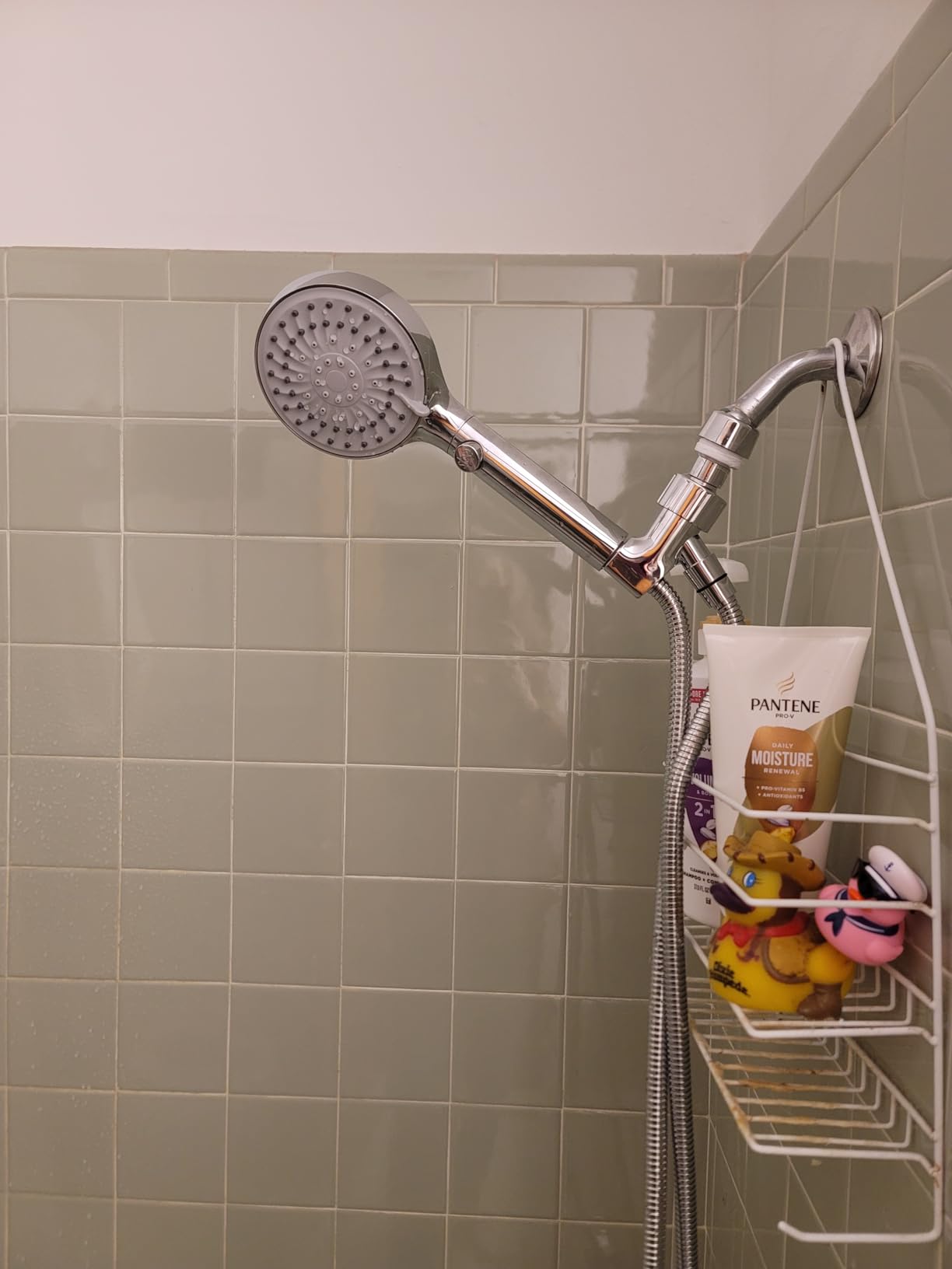 FASDUNT Shower Head with Handheld, High Pressure Showerhead with Long Hose customer photo 2