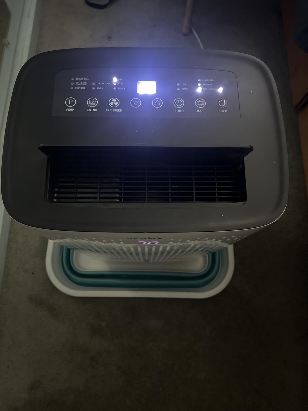 Waykar 150 Pints 7000 Sq.Ft Energy Star Dehumidifier with Pump for Basement customer photo 2