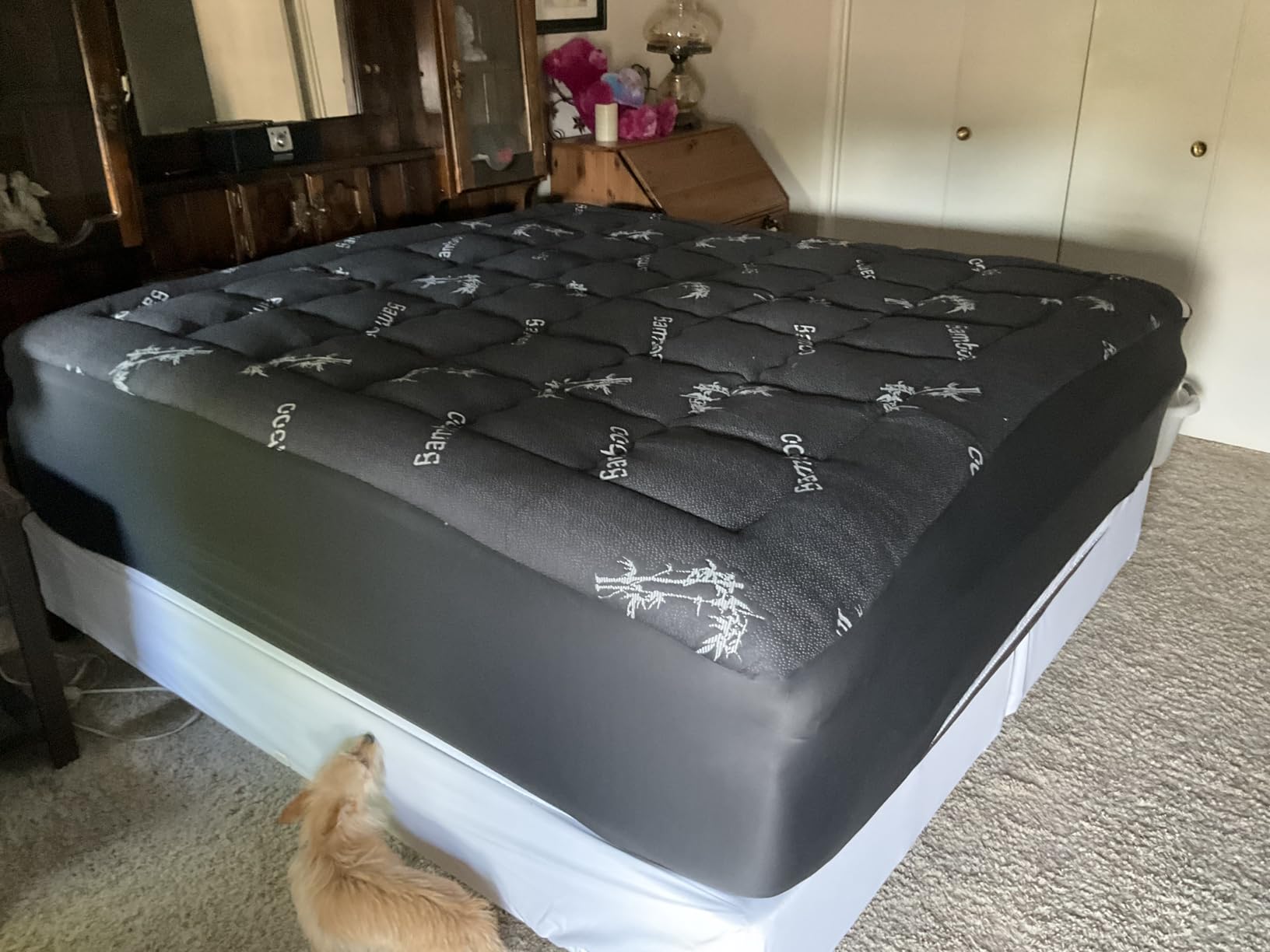 BEDLORE Queen Mattress Topper , Thick Pillow Top Mattress Pad customer photo 1
