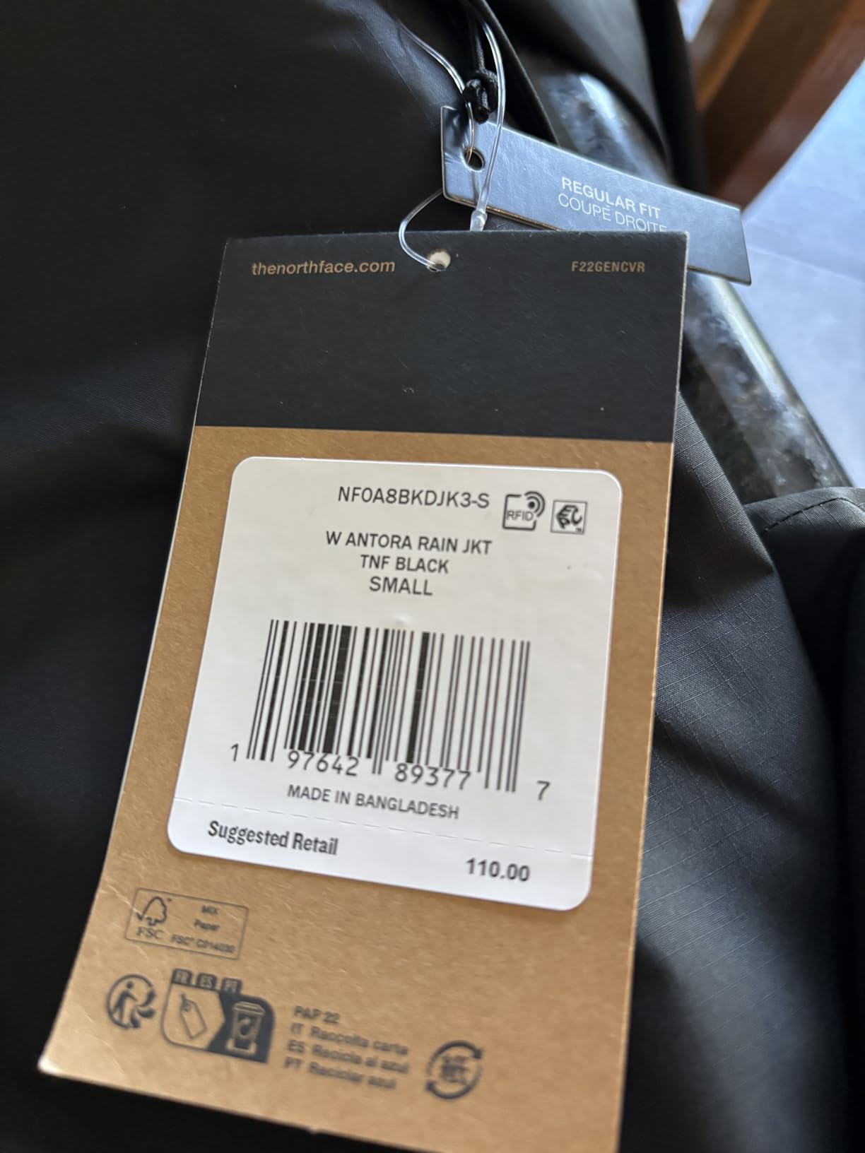 THE NORTH FACE Womens Antora Waterproof Breathable Rain Coat customer photo 2
