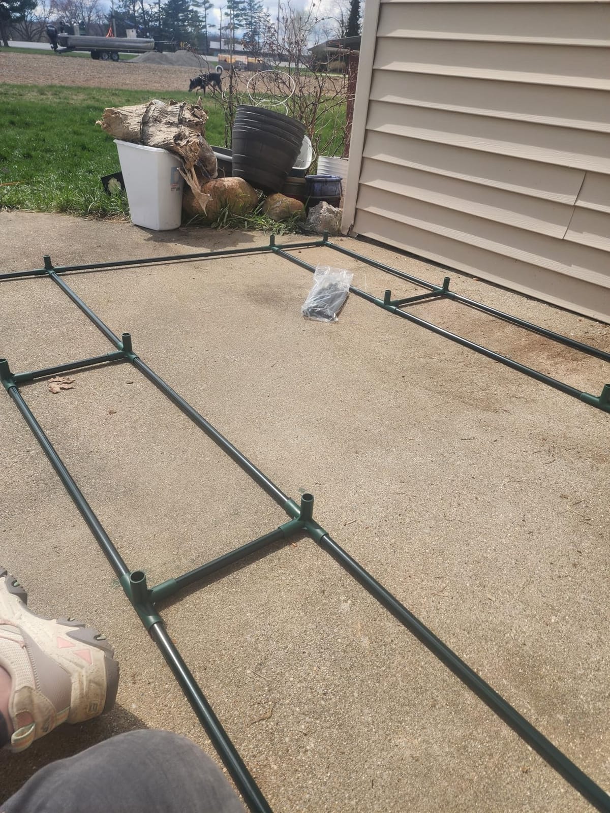 SPECILITE 56×56×78Inch Walk-in Greenhouse for Outdoors Garden Plant, Green customer photo 1
