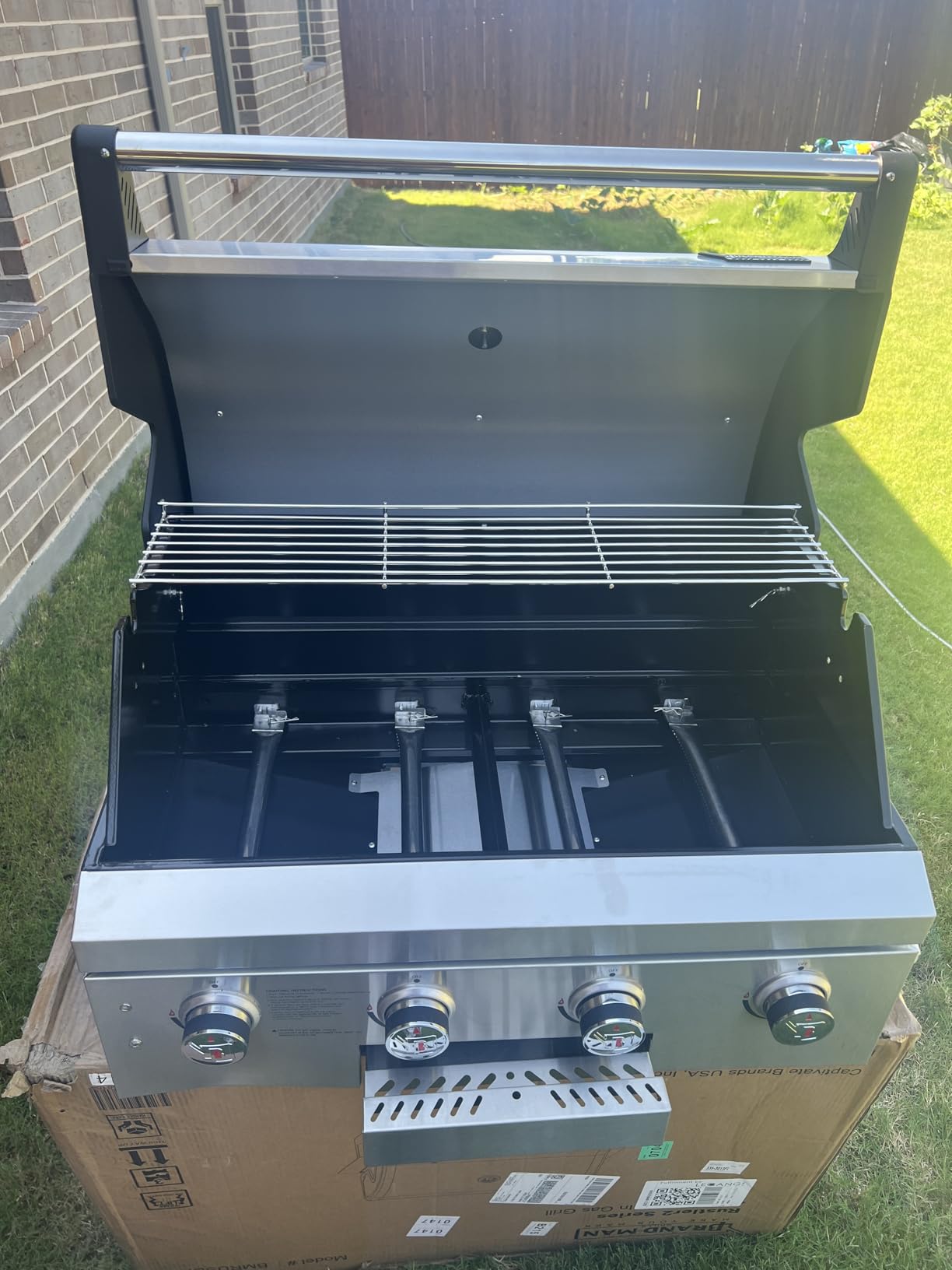 Brand-Man Built-In Gas Grill Head, 30-Inch 4-Burner Outdoor Kitchen Grill customer photo 2