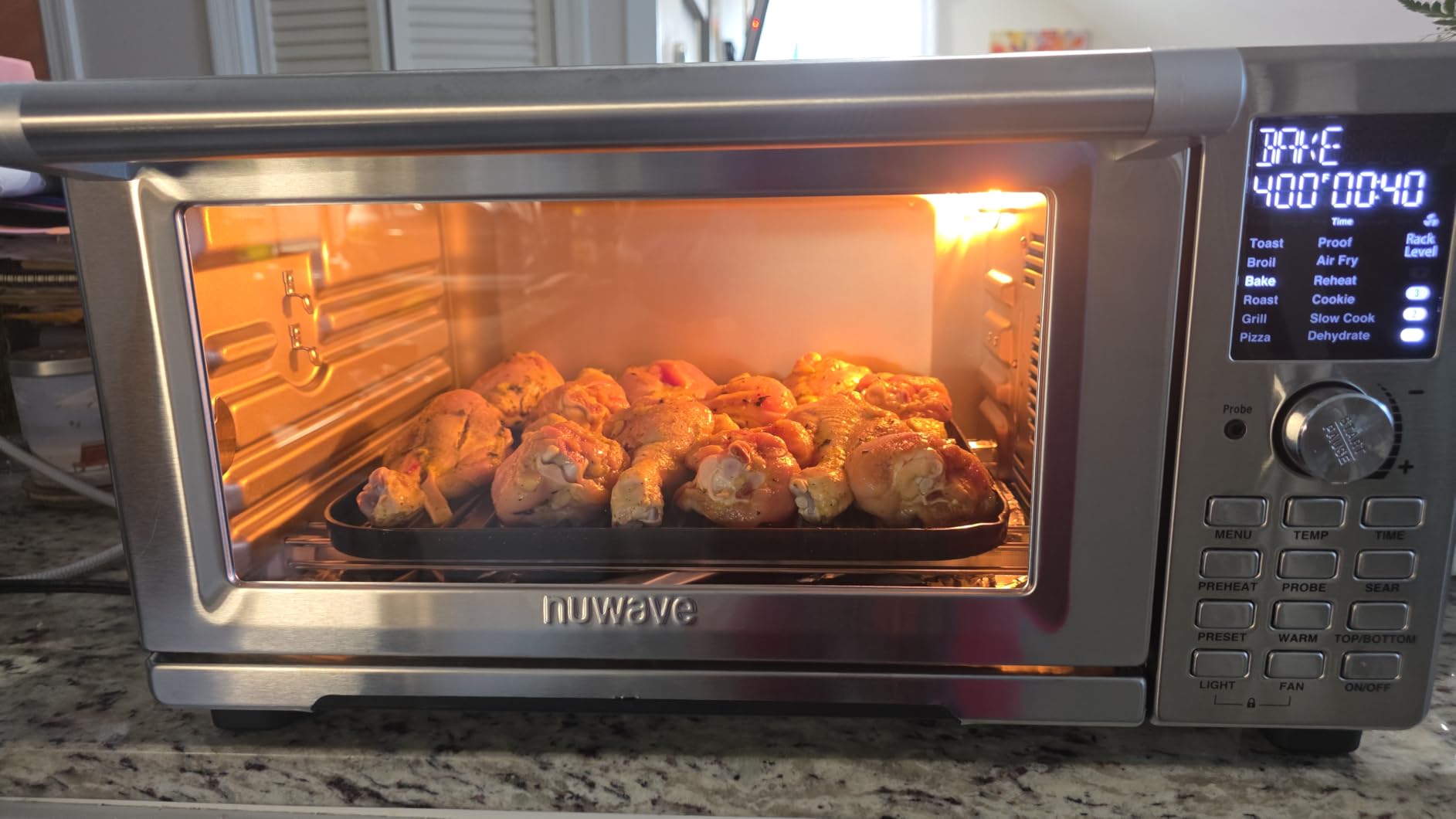 Nuwave Bravo XL Pro Air Fryer Toaster Oven w/Grill Combo, 2026 New System customer photo 2