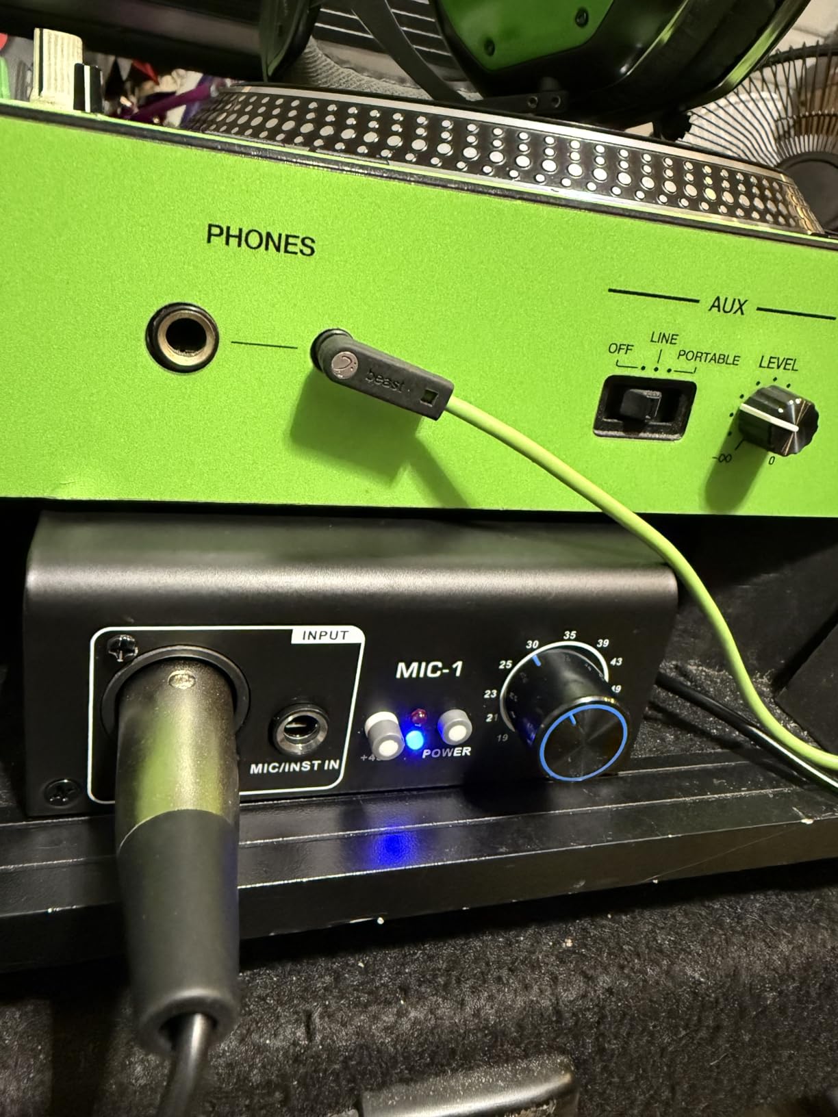 MIC-1 Mic Preamp, Max 75dB Gain, 120dB EIN Ultra Low Noise, 2 Inputs, 48V Phantom Power, for Dynamic and Condenser Microphones, with Balanced XLR & 3.5mm Dual Outputs customer photo 2