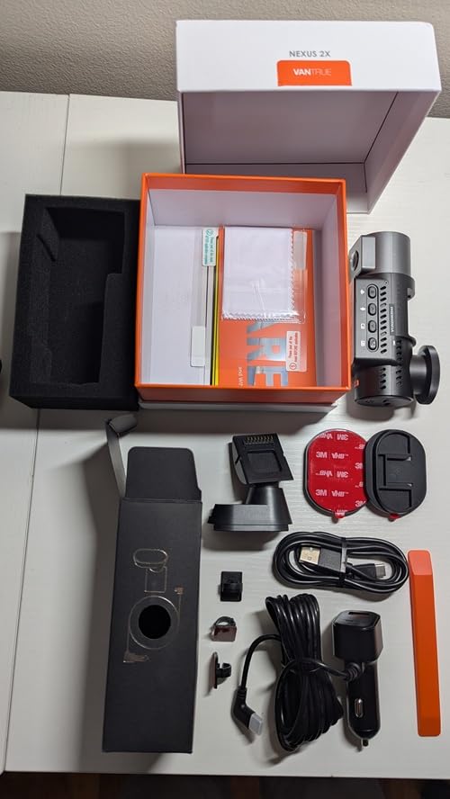 Vantrue N2X 2.7K Dash Cam Front and Inside, STARVIS 2 PlatePix Car Camera customer photo 1