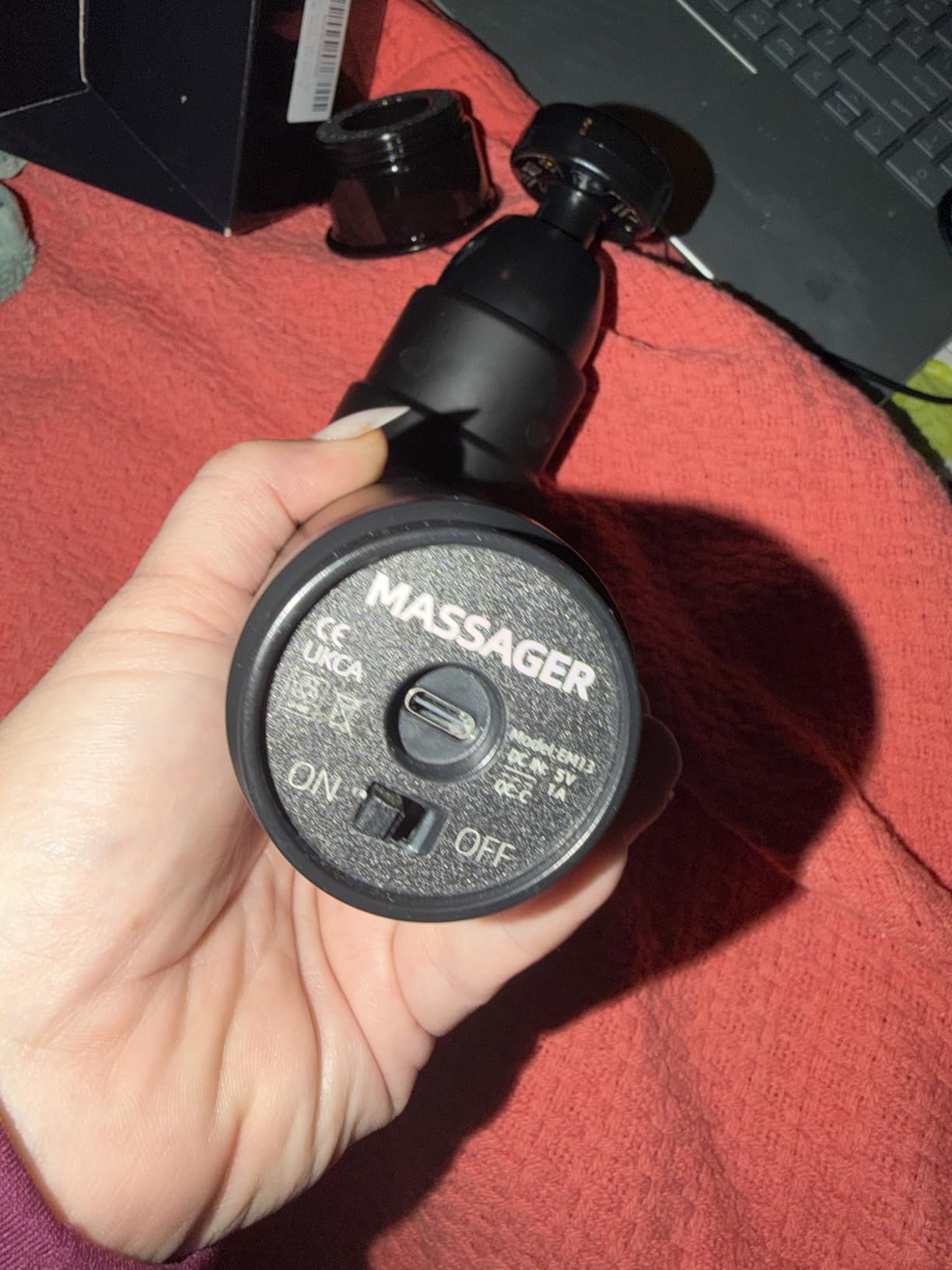 Massage Gun with Heat Massager Deep Tissue Muscle Massager Gifts for Men customer photo 1