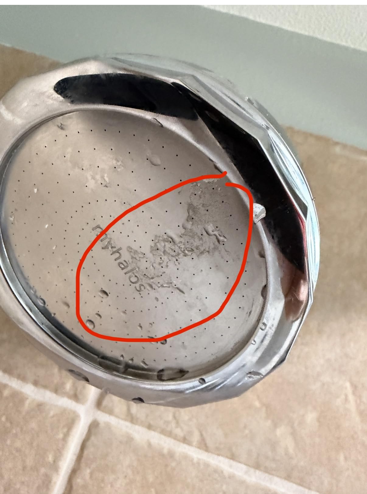 MyHalos® Filtered Shower Head, Shower Head Filter for Hard Water (Chrome) customer photo 2