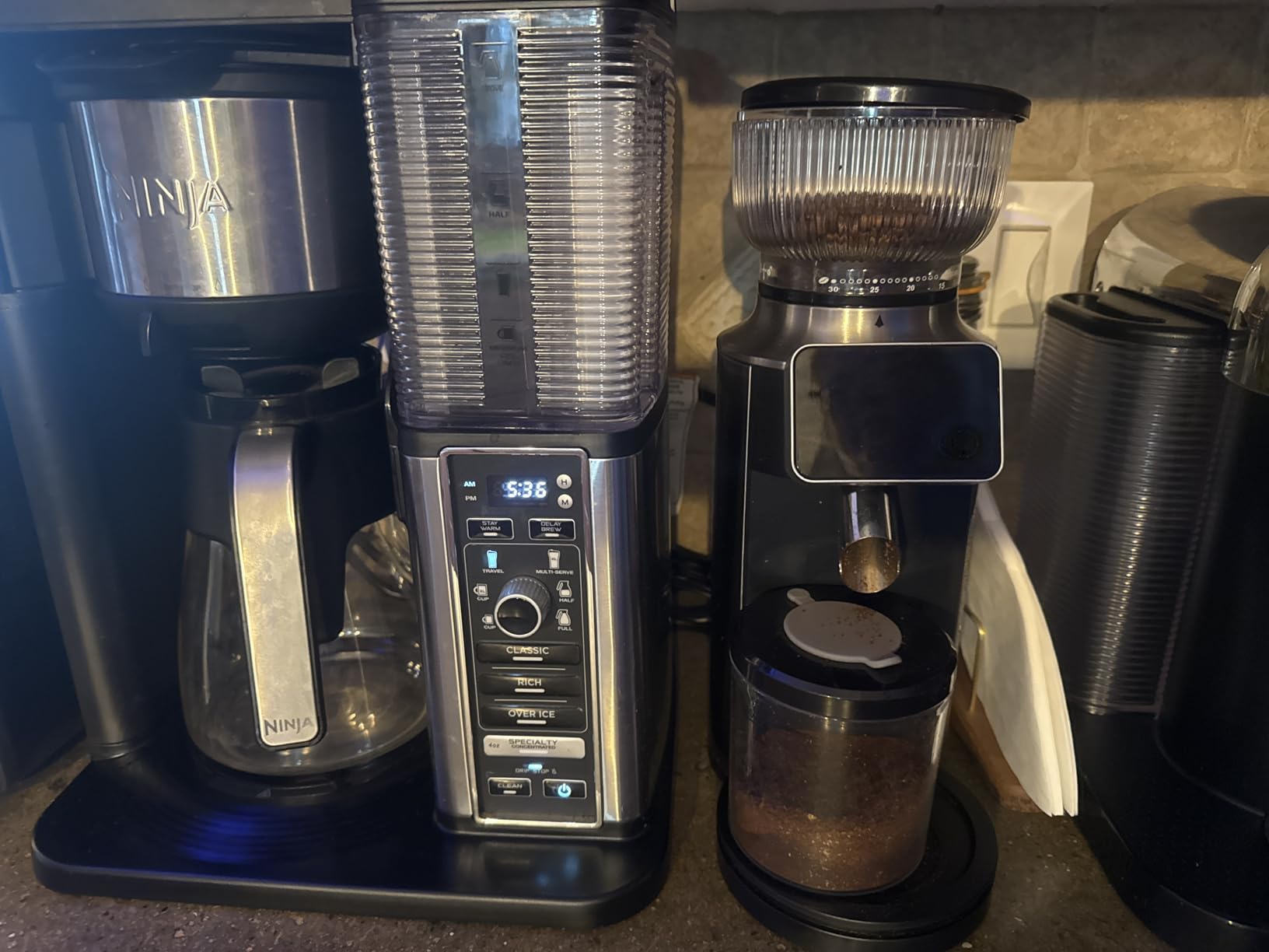 Neretva Stainless Steel Espresso Grinder with Portafilter Holder, Silver customer photo 1