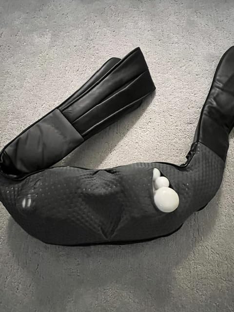 Nekteck Shiatsu Neck Massager with Heat for Pain Relief, Gray, NOT Cordless customer photo 1