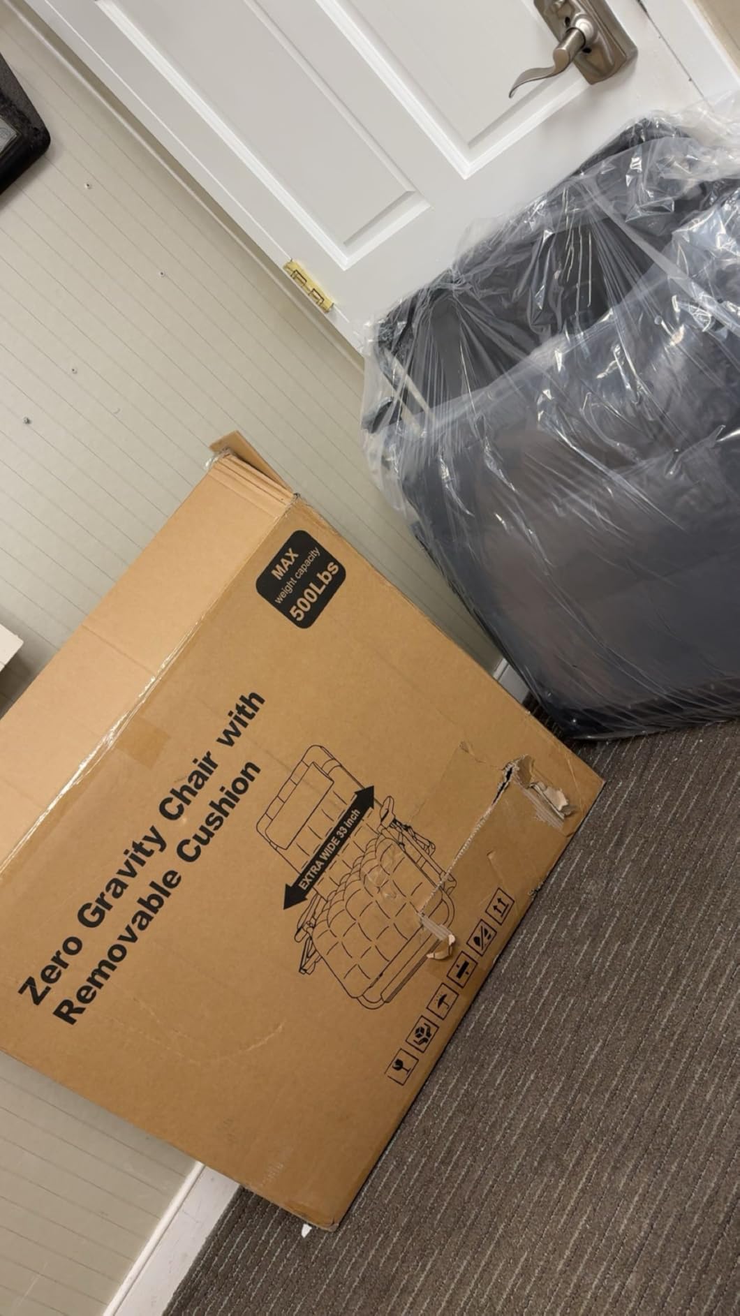 Suteck Oversized Zero Gravity Chair,500LBS 33In XXL Outdoor Recliner Chairs customer photo 2