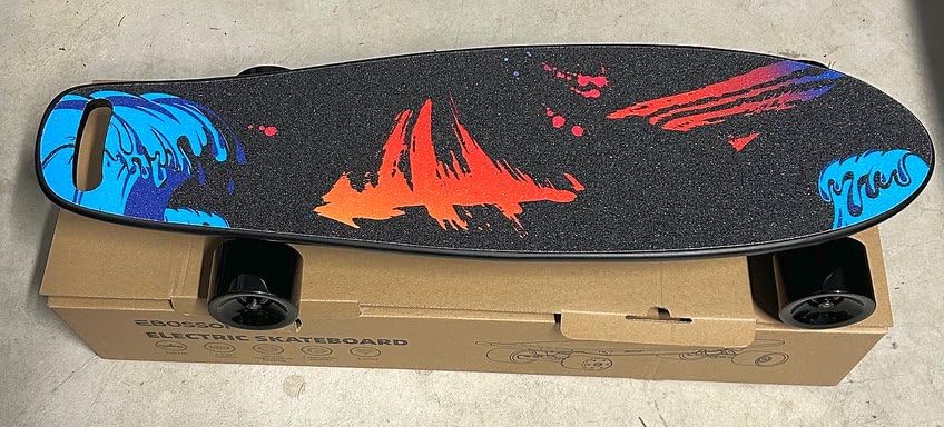 EBOSSOM Electric Skateboard with 350W Motor, 27