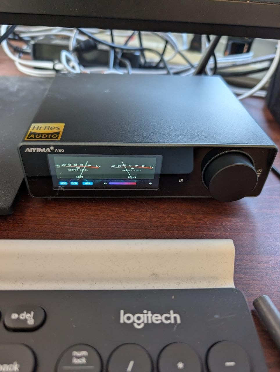 AIYIMA A80 Bluetooth Stereo DAC Amplifier TPA3255,PFFB & Digital VU Meter customer photo 2