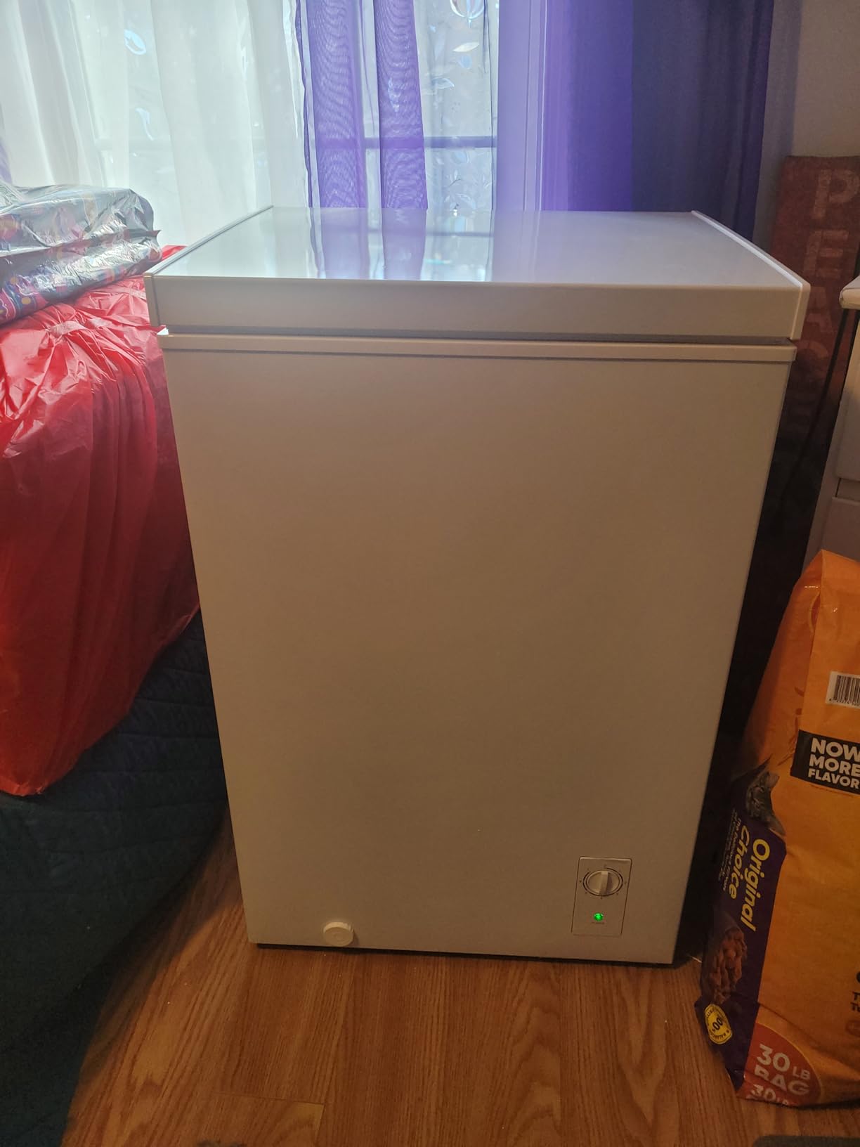 BANGSON 7.1 Cu.Ft Chest Freezer for Apartment, White customer photo 2