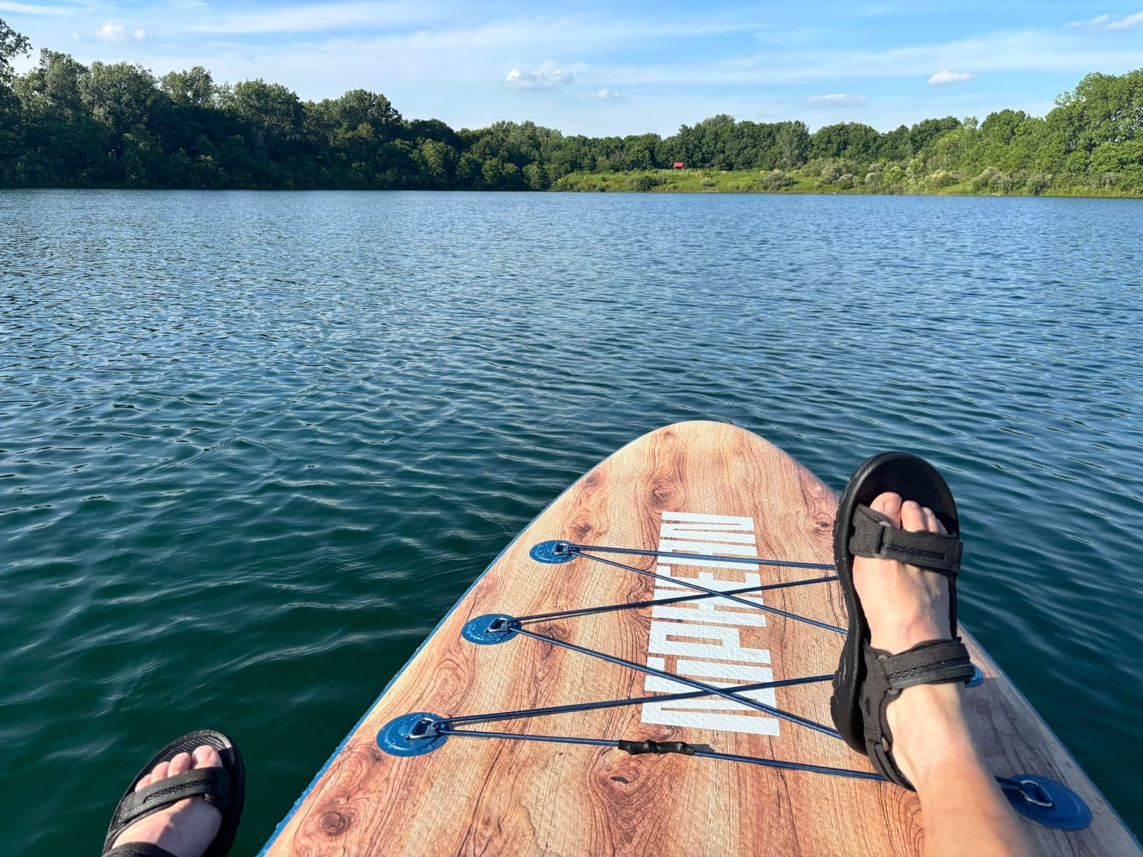 Niphean Inflatable Stand Up Paddle Board with SUP Accessories customer photo 2