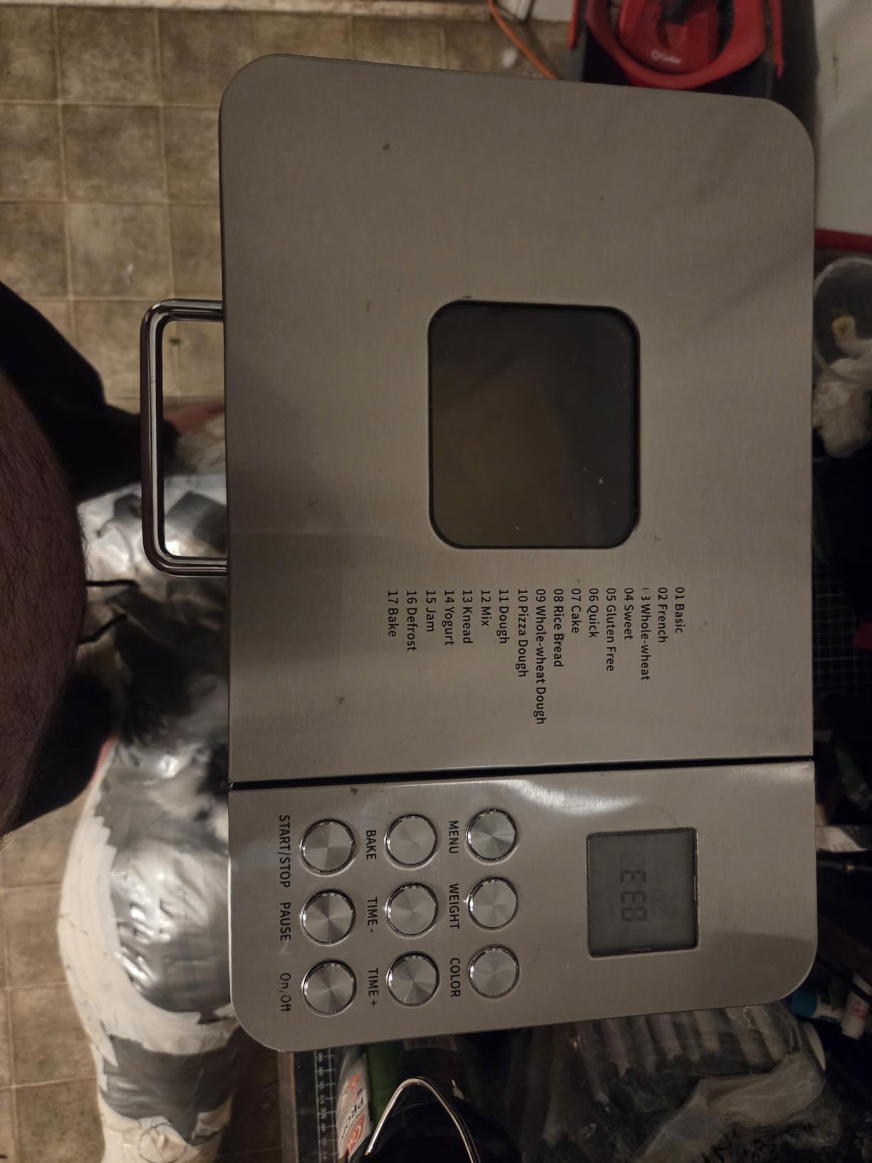 OSIPOTO 2LB Bread Maker, 17 in 1 Automatic Stainless Steel Bread Machine customer photo 2