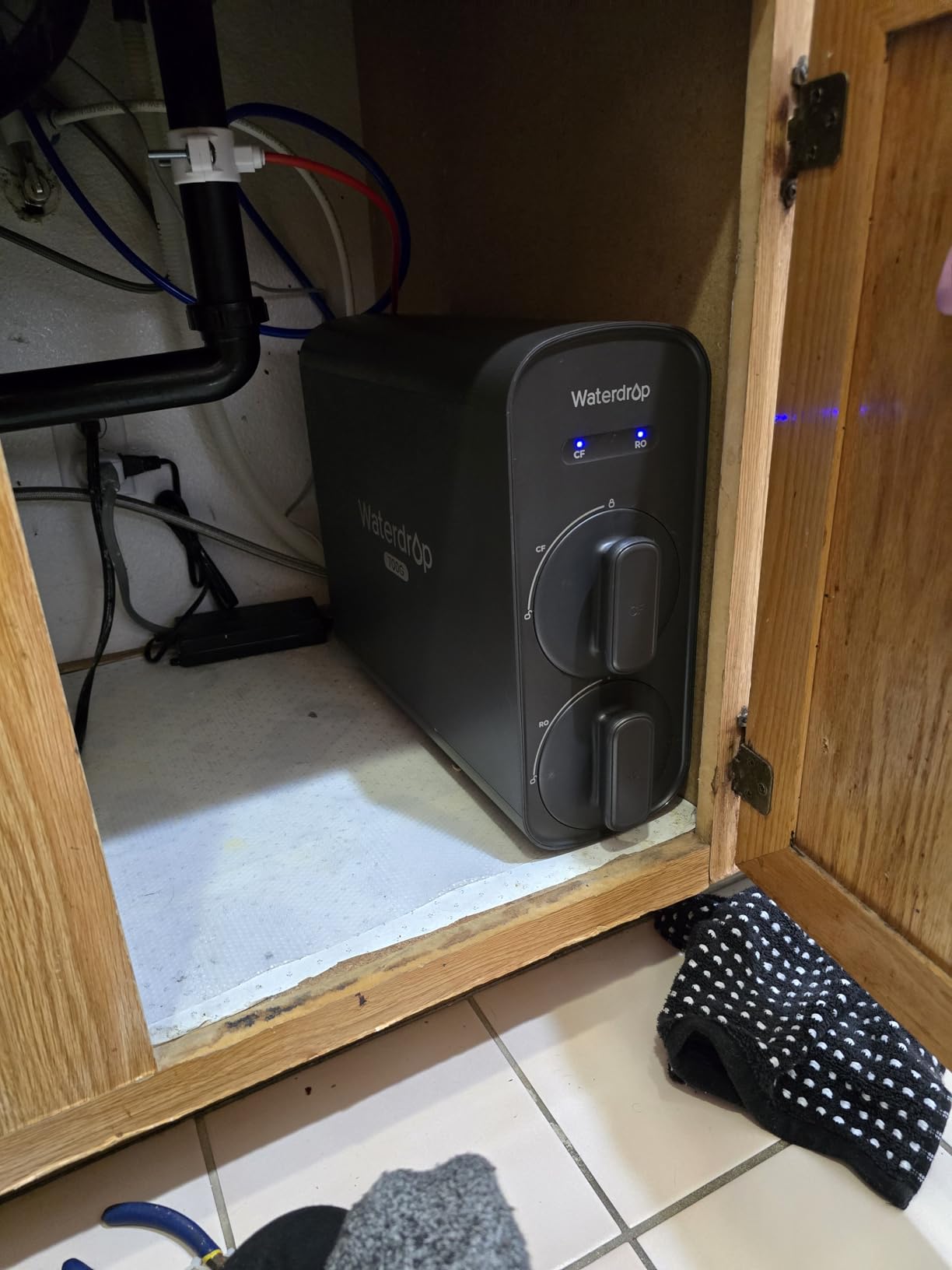 Waterdrop G5P500A Reverse Osmosis System, 8-Stage RO Filtration, Alkaline customer photo 2