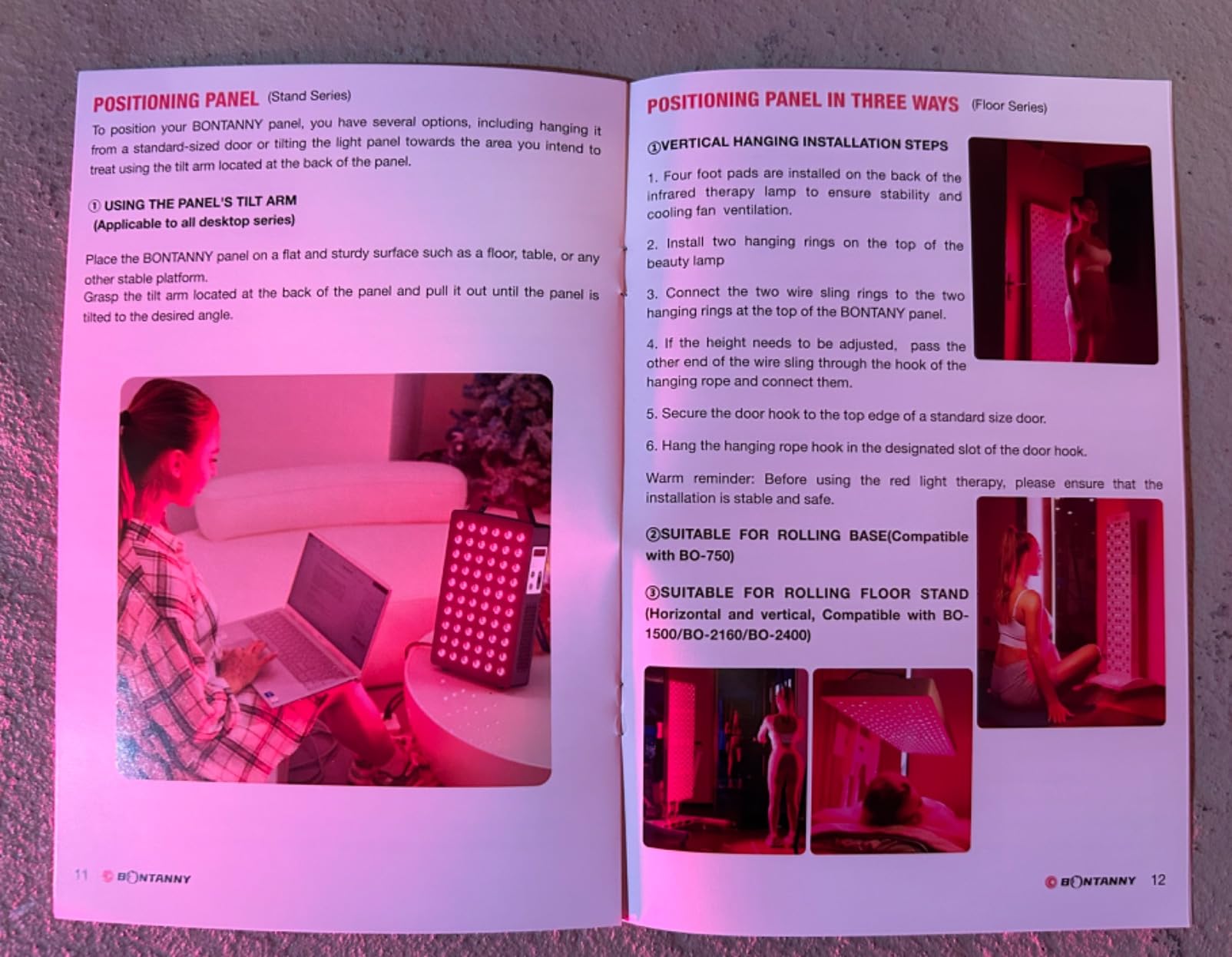 BONTANNY Red Light Therapy, 630/660/810/830/850nm 5 Wavelengths Red Near Infrared Light Device with 60 Dual Chip Clinical Grade LEDs, Remote Control, Timer for Face, Body, Pain Relief, BO-300 (White) customer photo 2