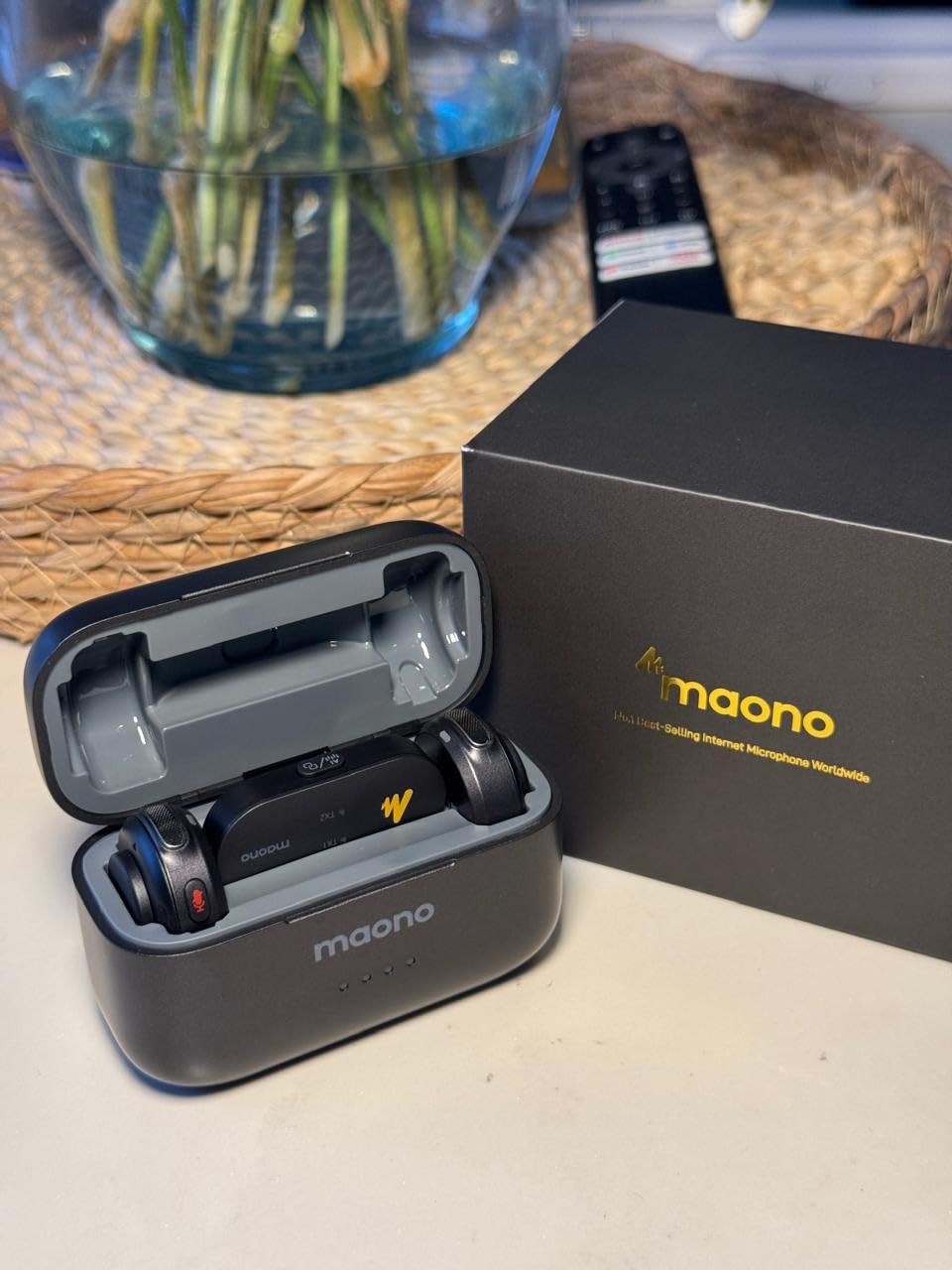MAONO Wave T5 Wireless Lavalier Microphone for iPhone/Android/Camera/PC customer photo 2