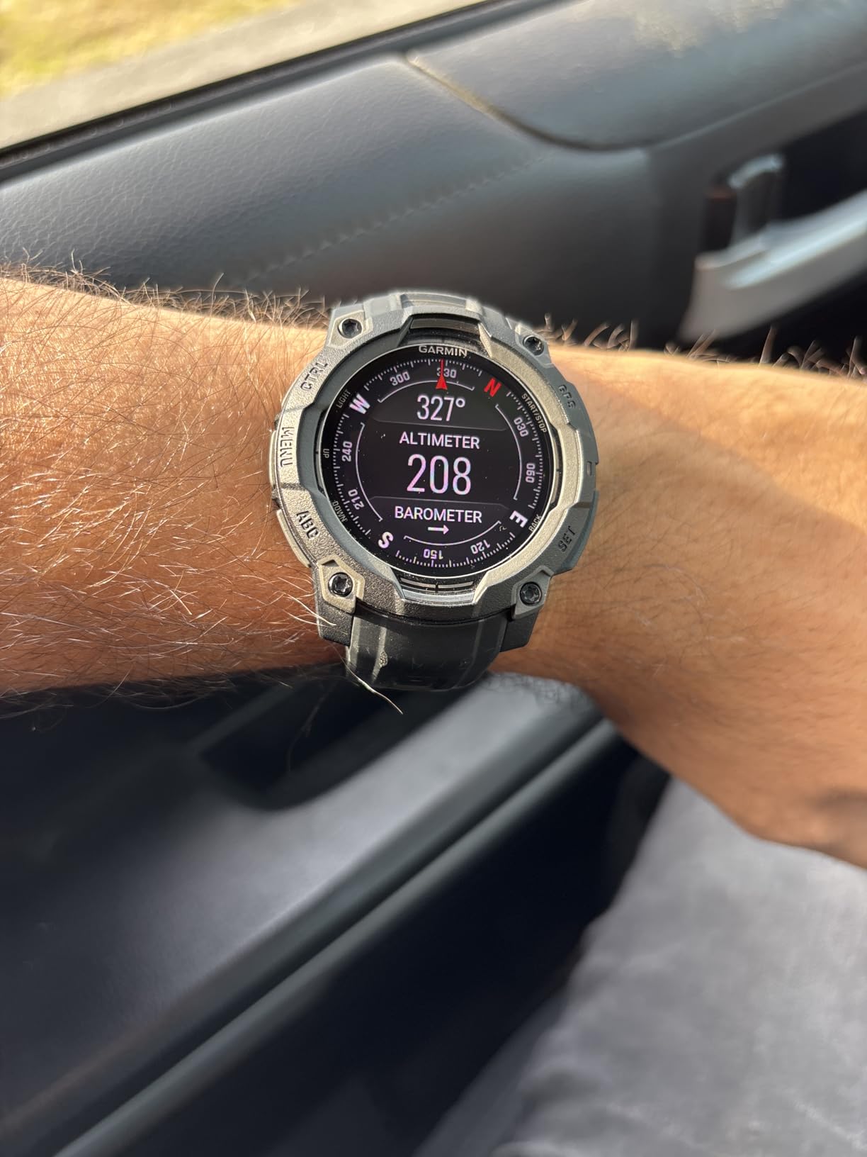 Garmin Instinct® 3 AMOLED, Rugged GPS Smartwatch, 45mm, Black customer photo 1