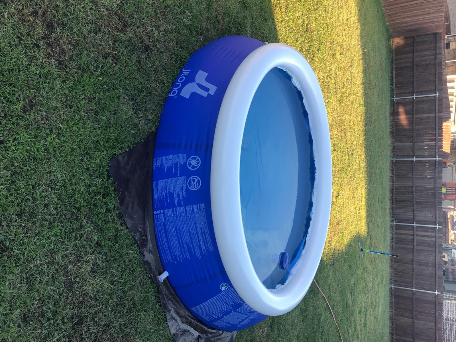 DIMAR GARDEN 10ft x 30in Inflatable Swimming Pool, Outdoor Round Top Ring Above Ground Pools customer photo 1