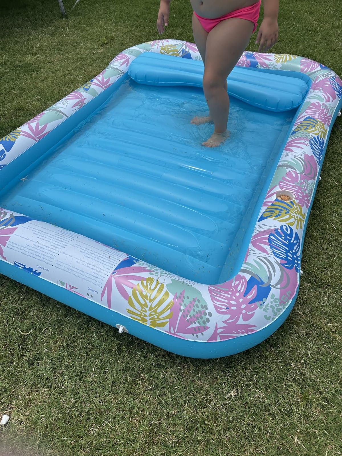 OKSUWATER Inflatable Tanning Pool Lounger, 87
