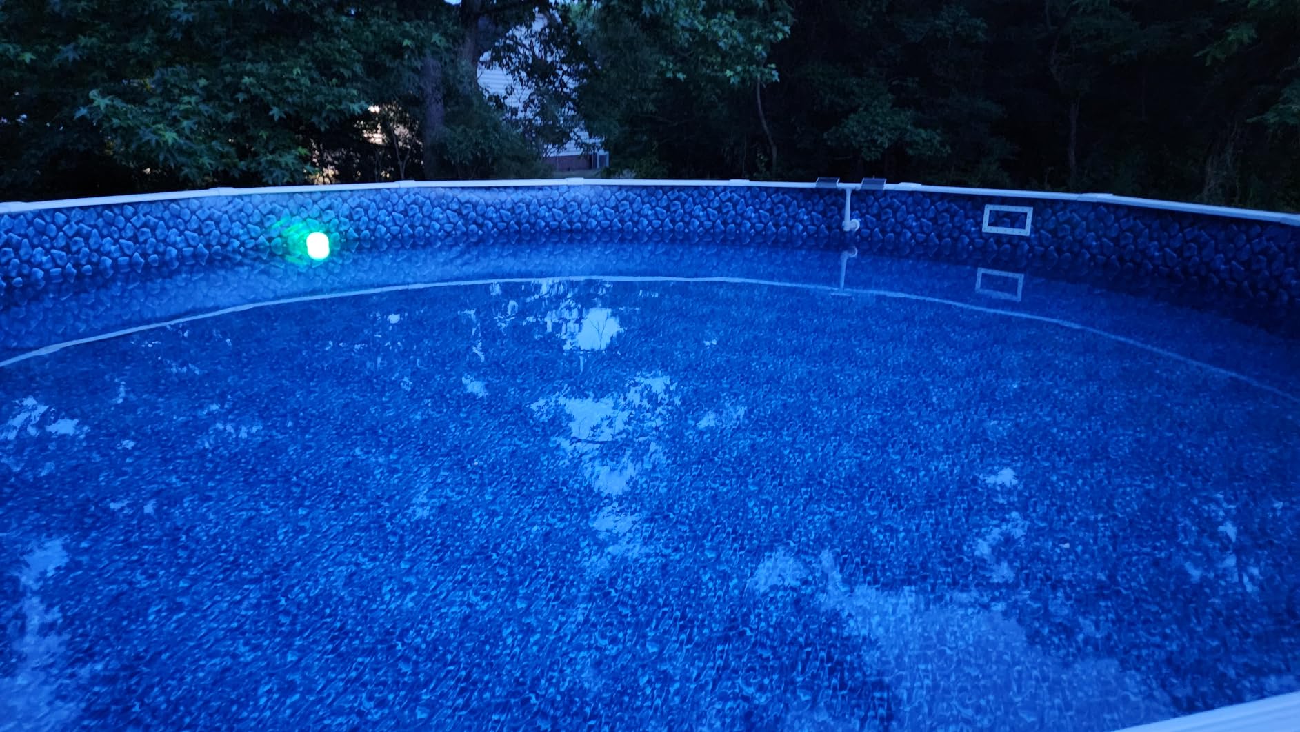 Smartline 24 ft Round Swimming Pool Liner | Boulder Swirl customer photo 2