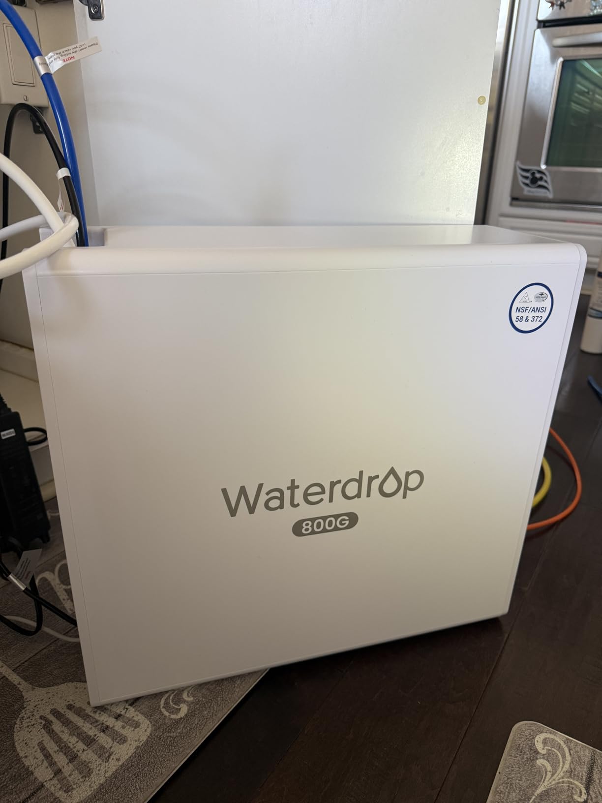 Waterdrop X8-WAN Alkaline Mineral Tankless Reverse Osmosis System Undersink customer photo 1