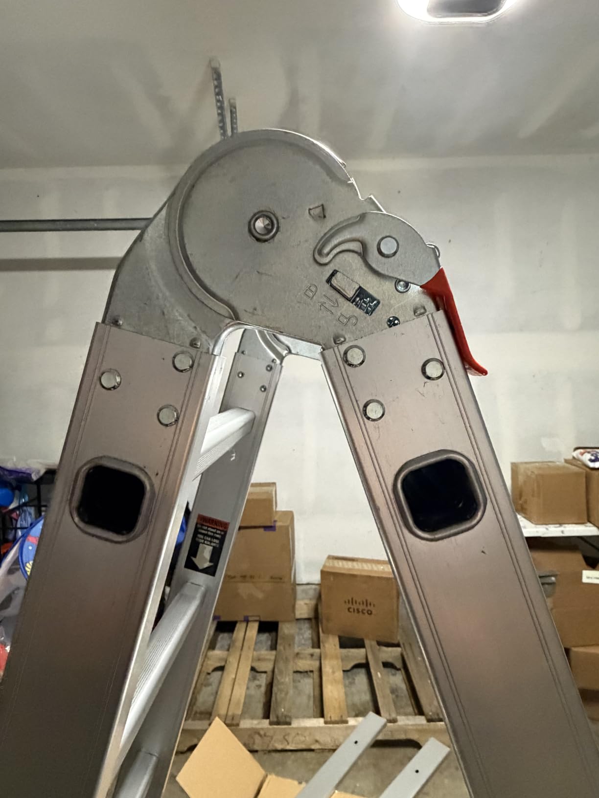 Soctone Ladder, A Frame Extension Ladder, 14 Ft Multi Position Ladder customer photo 2