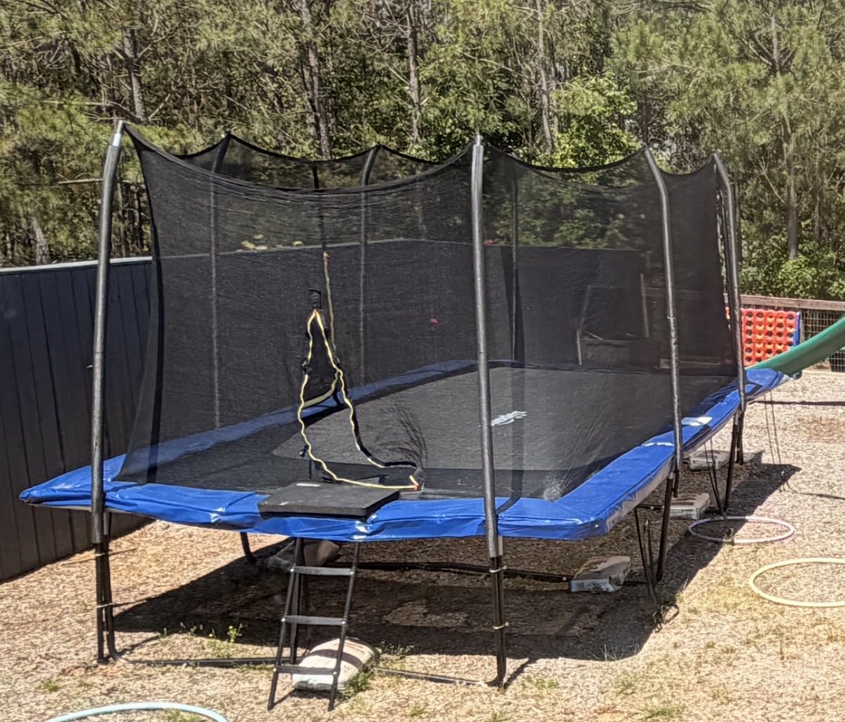 Zupapa Rectangular Trampoline 10x17FT 9x15FT 8x14FT, 1800LBS Weight Capacity Outdoor Large Gymnastics Trampoline, Heavy‑Duty Square Tumbling Trampoline for Family Backyard Exercise customer photo 1