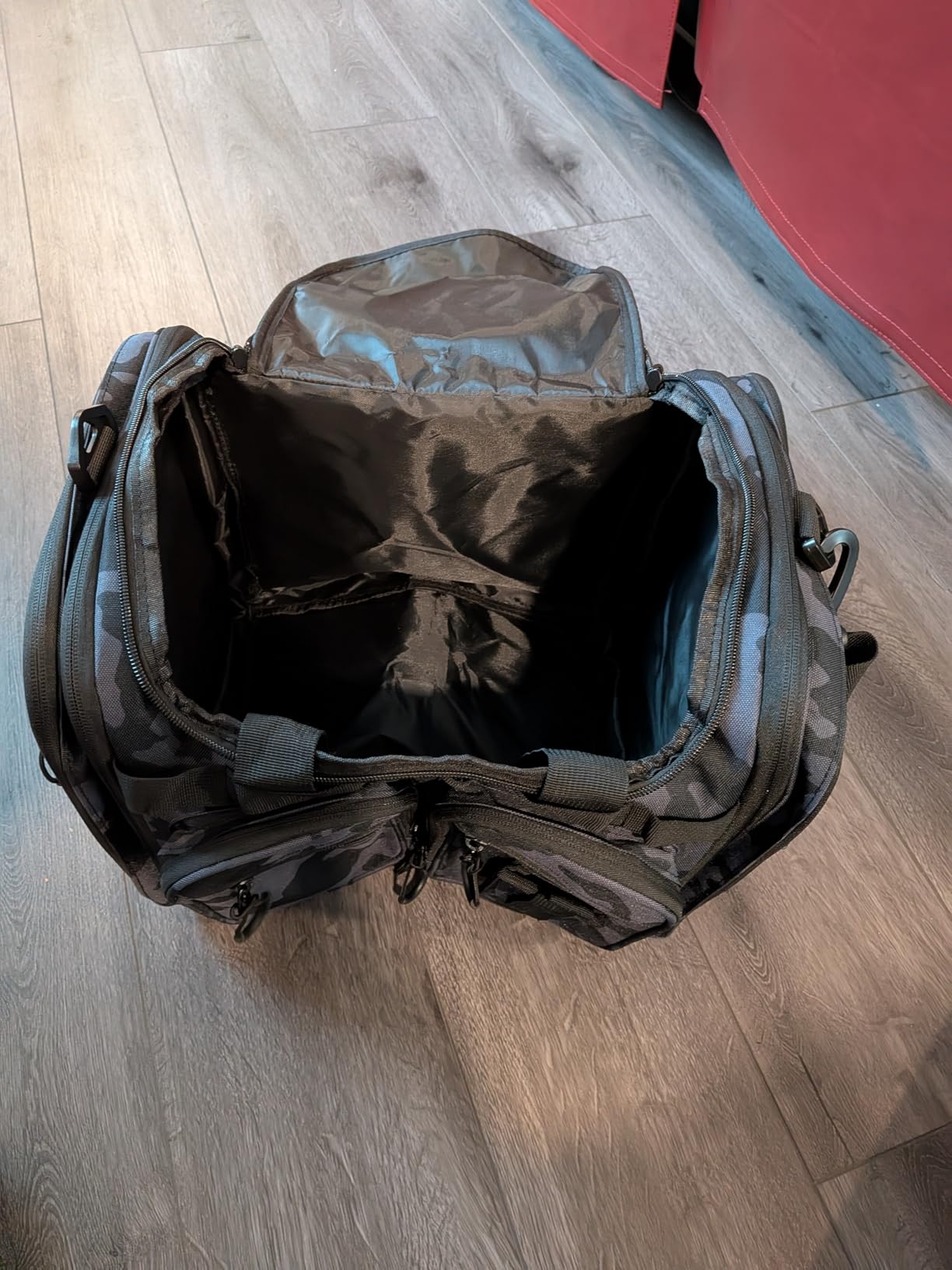 PLUSINNO Tackle Bag - Expandable Fishing Bag for Saltwater & Freshwater - Water Resistant Fishing Gear Shoulder Bag For Men, All-purpose Carrying Bags for Outdoors customer photo 2