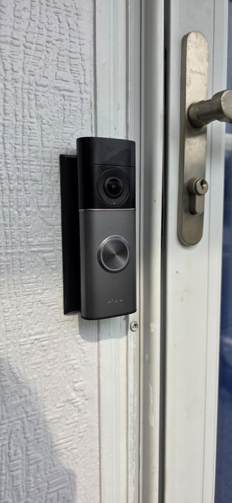 Ring Wired Doorbell 4K Pro (Newest Model), Retinal 4K with wide-angle video, 10x Enhanced Zoom, and Night Vision, Deep Silver customer photo 1