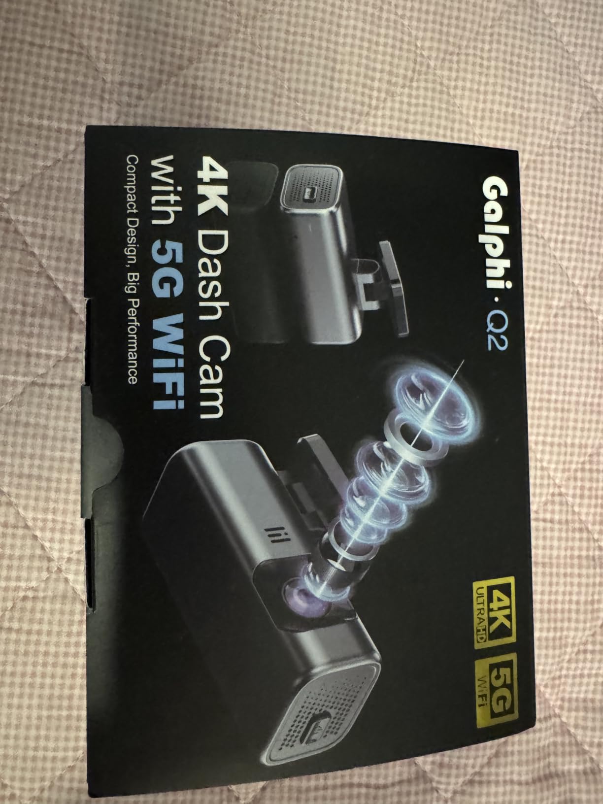 galphi 4K Dash Cam Front, 5GHz WiFi, 32GB Card Included, Mini Dashcam customer photo 1