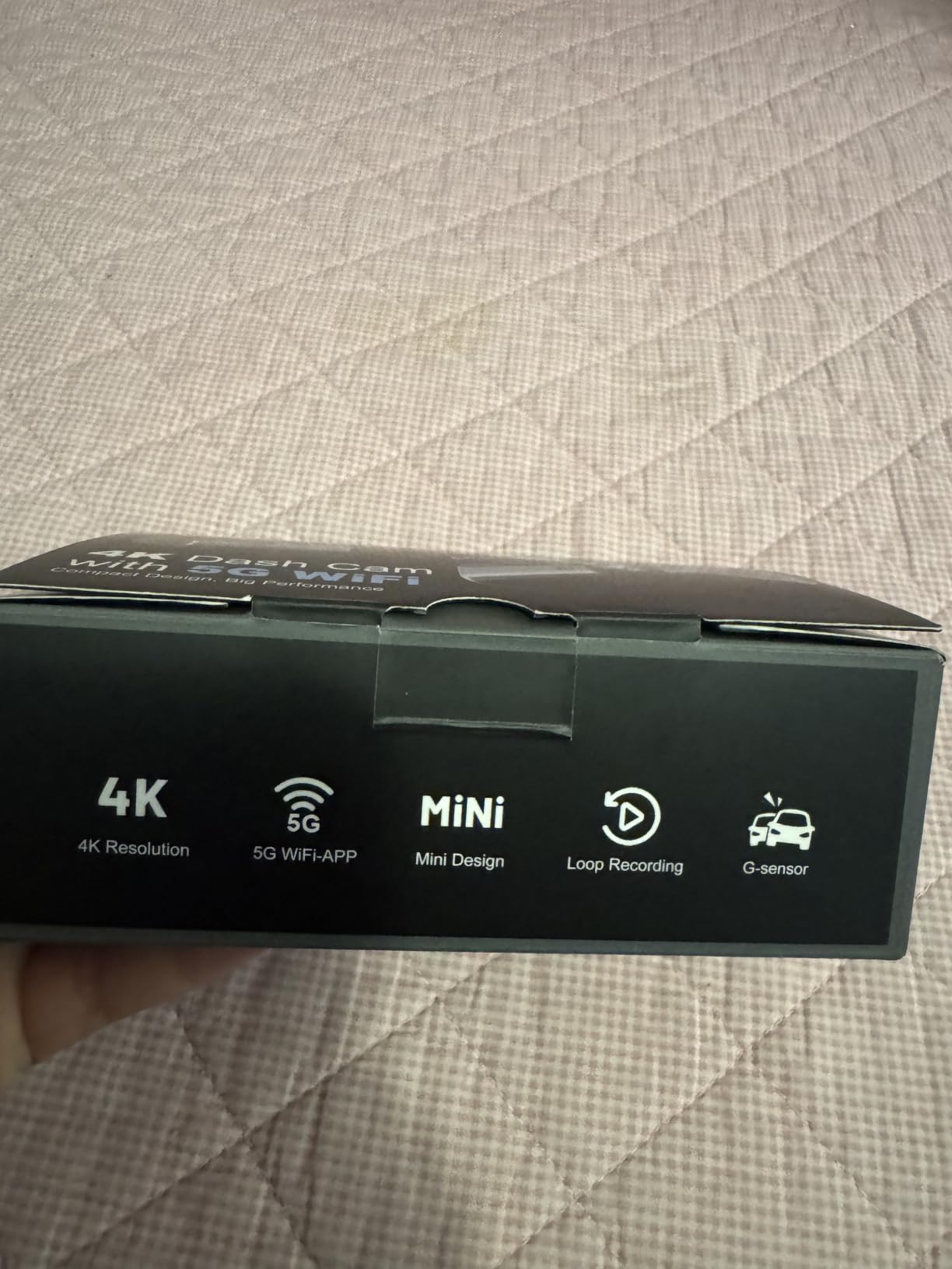 galphi 4K Dash Cam Front, 5GHz WiFi, 32GB Card Included, Mini Dashcam customer photo 2