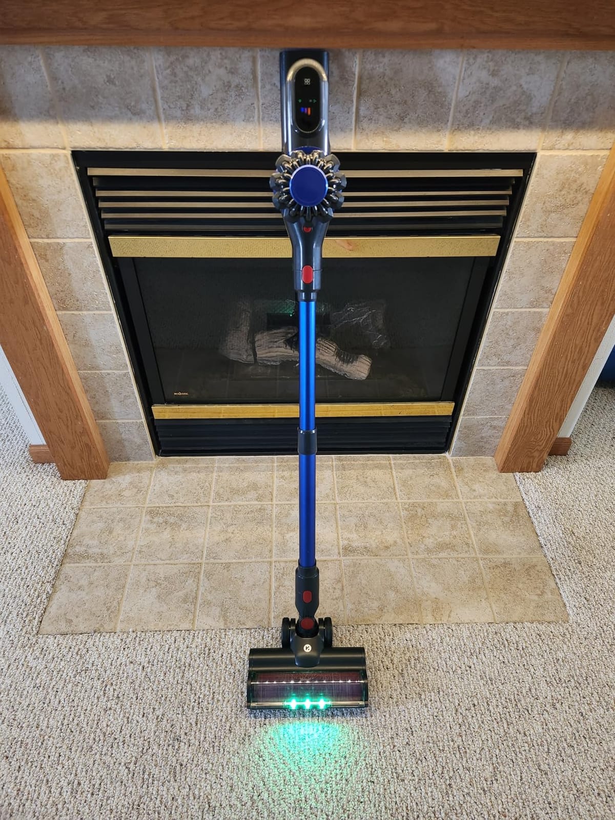 KARDV Cordless Vacuum Cleaner, 500W/40Kpa Vacuum Cleaners for Home, 60Mins Stick Vacuum with LED Display, Anti-Tangle Wireless Vacuum, 8 in 1 Lightweight Vacuum for Hard Floors Carpet Pet Hair customer photo 2