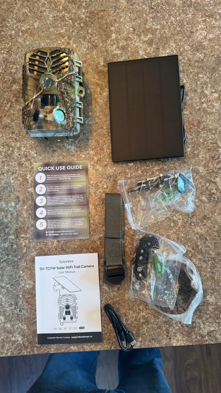 Solareye Trail Camera WiFi - Solar Powered 4K 64MP Game Cameras with Night Vision Motion Activated Waterproof, IP66 120° Detection Angle 0.2s Trigger 940nm No Glow LED Wildlife customer photo 2