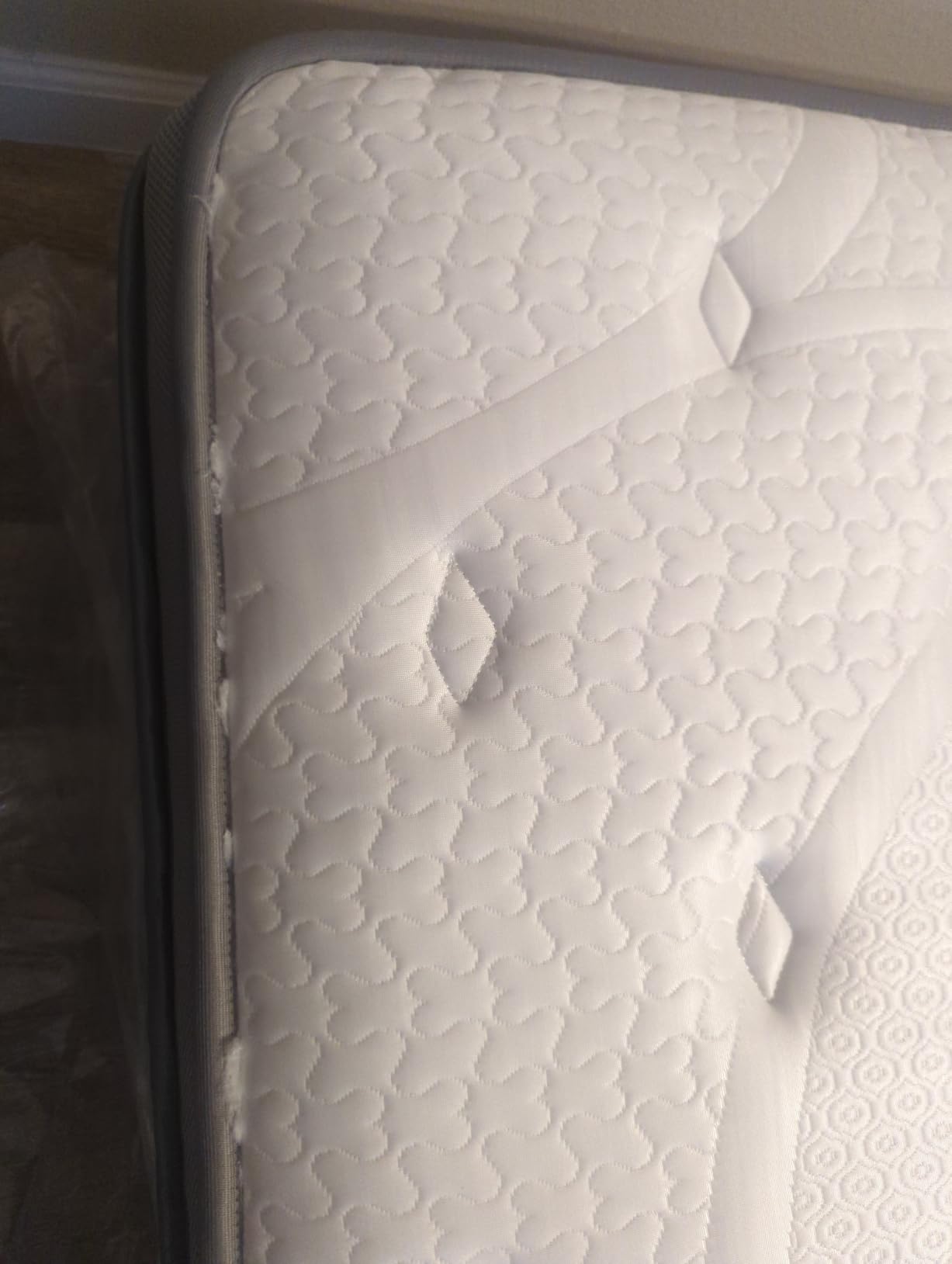 SLEEP100 Firm New Version King Mattress 14 Inches - Luxury Cooling Hybrid Bed Mattress in a Box with Lumbar & Shoulder Support, Hotel Collection for Pain Relief - Fiberglass Free - 365 Night Trial customer photo 1