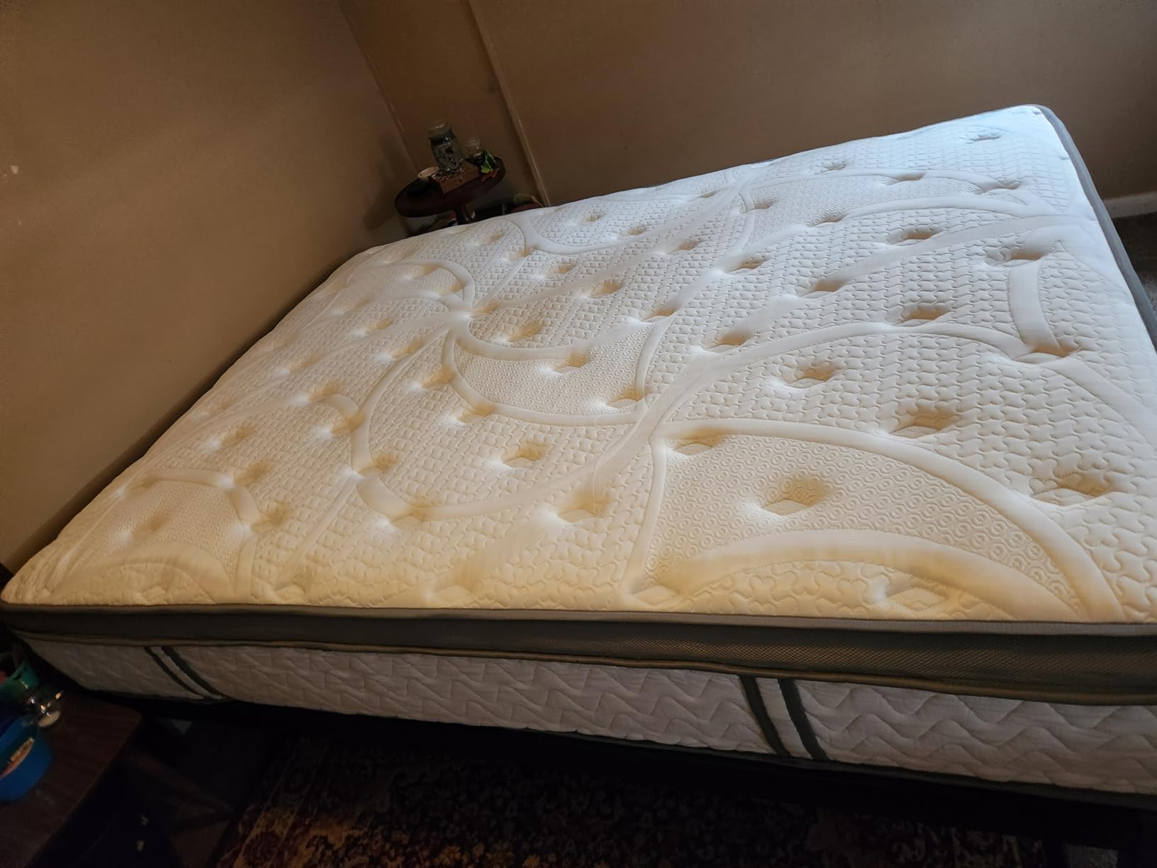 SLEEP100 Firm New Version King Mattress 14 Inches - Luxury Cooling Hybrid Bed Mattress in a Box with Lumbar & Shoulder Support, Hotel Collection for Pain Relief - Fiberglass Free - 365 Night Trial customer photo 2