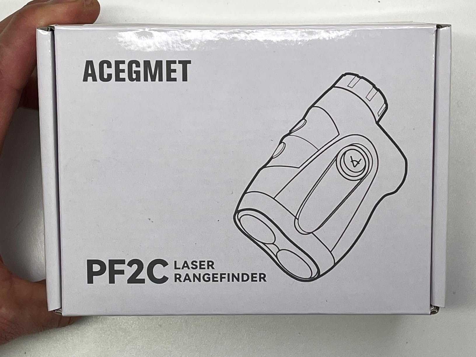 ACEGMET PFS5 Golf Range Finder, Slope & Triangulation, Magnetic, 1300 Yards customer photo 1