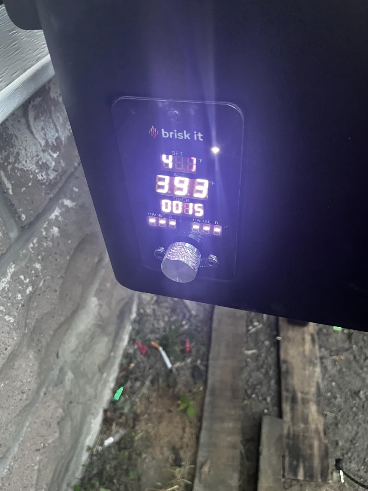 Brisk It Zelos-450 Wood Pellet Grill & Smoker, 450 Sq In, WiFi and A.I. customer photo 1