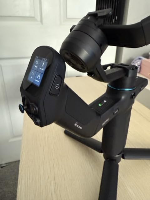 FeiyuTech SCORP Mini-3-Pro Gimbal Stabilizer for Camera Mirrorless/Compact/Action Cameras,Smartphone,18m AI Tracking,Detachable Remote Handle,4.4lbs Payload,3-axis Gimbal for Canon Sony Nikon customer photo 1