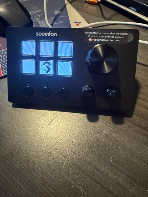 SOOMFON Stream Controller Studio Deck 6 Macro Keys, 3 Dials, 3 Buttons customer photo 2