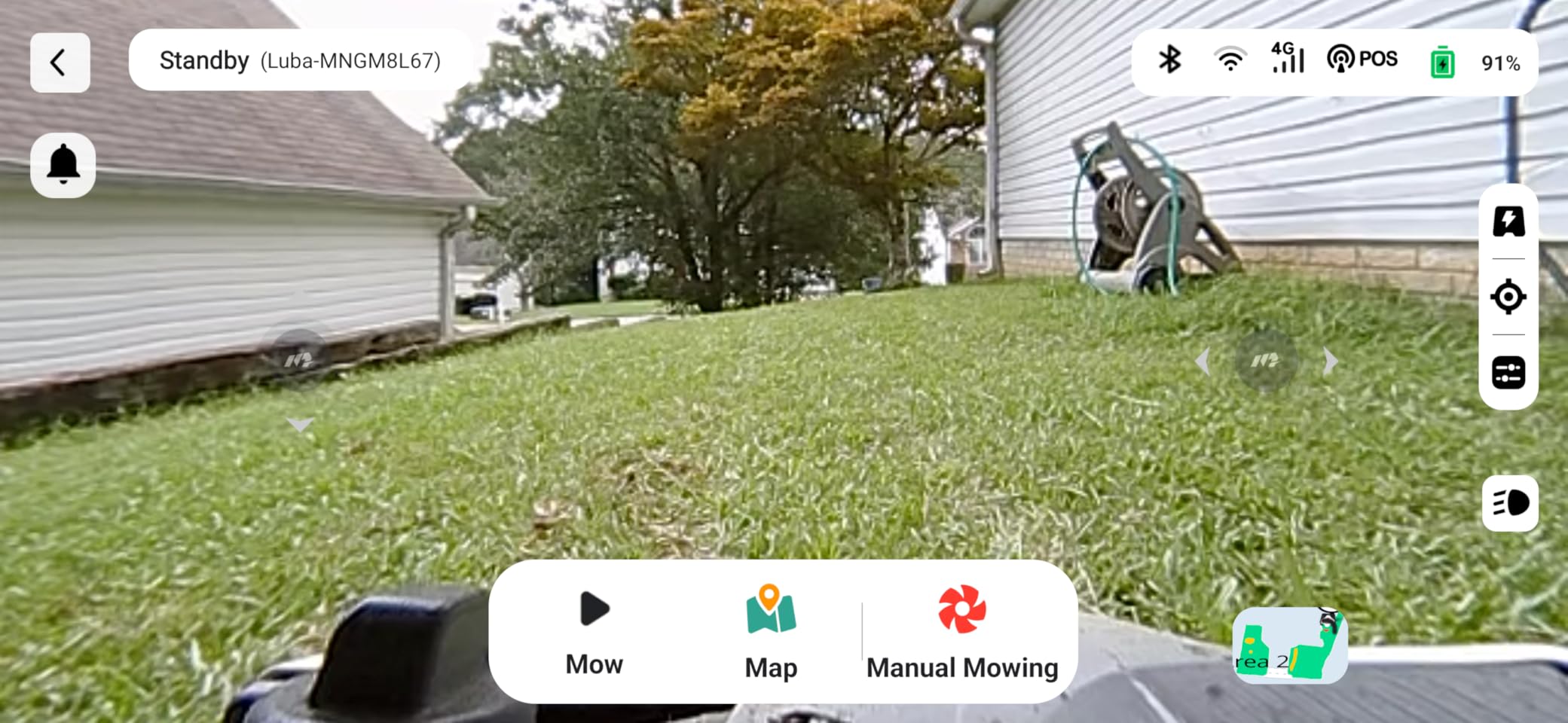 (2026 NEW) Mammotion LUBA mini 2 AWD 1500H Robot Lawn Mower, for 0.37 Acres, 360° LiDAR+Dual-Camera AI Vision, 80% Slope, DropMow, 20 Multi-Zone Management customer photo 1