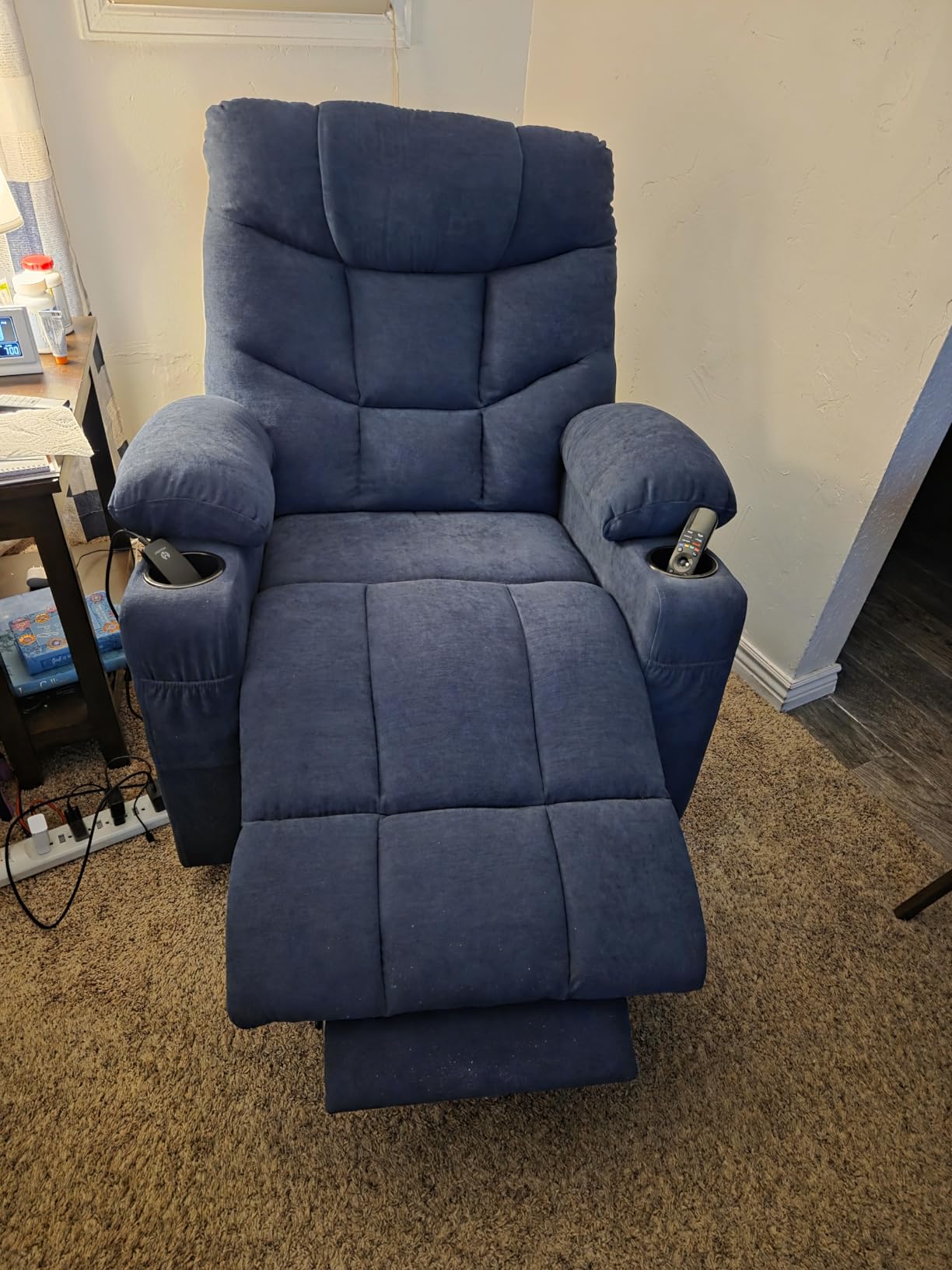 MCombo Power Lift Recliner for Elderly, Fabric 7283 (Dark Gray, Large) customer photo 2
