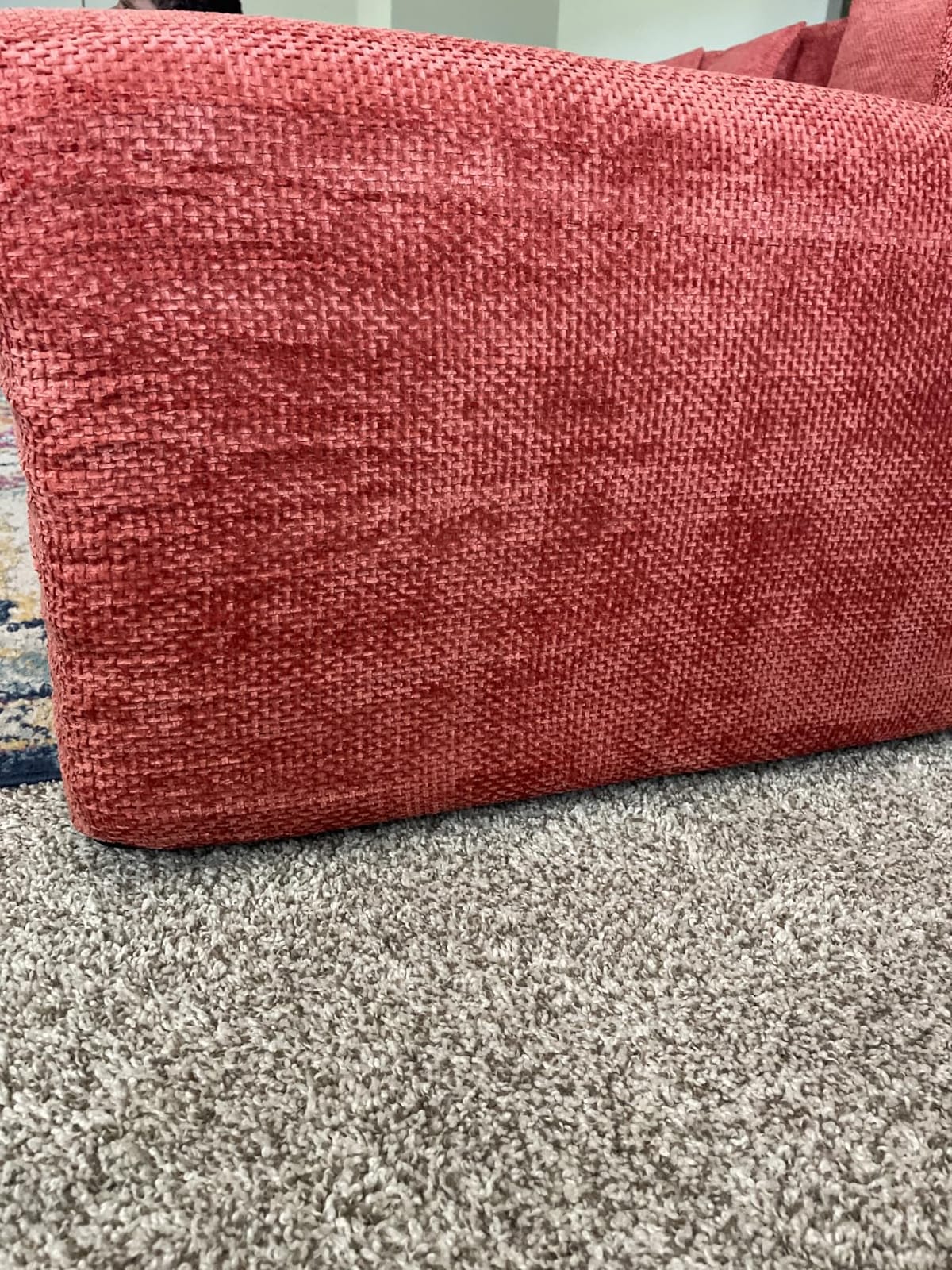 MONVANE Modular Sectional Cloud Couch for Living Room - 130'' 6 Seater Convertible Chenille Couches Set with Ottoman, No Assembly Compression Sofas, Comfy Floor Sofa with Memory Foam, Grey customer photo 2